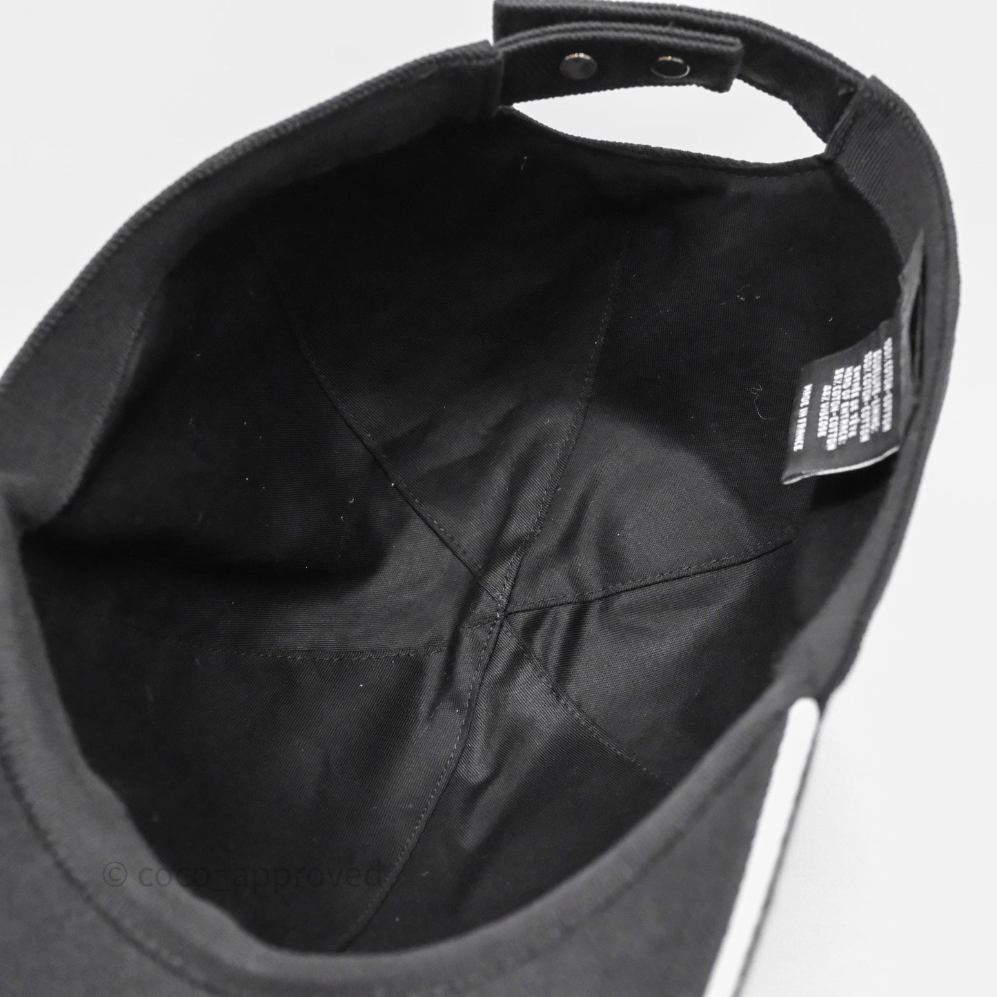 Chanel CC Baseball Cap Black