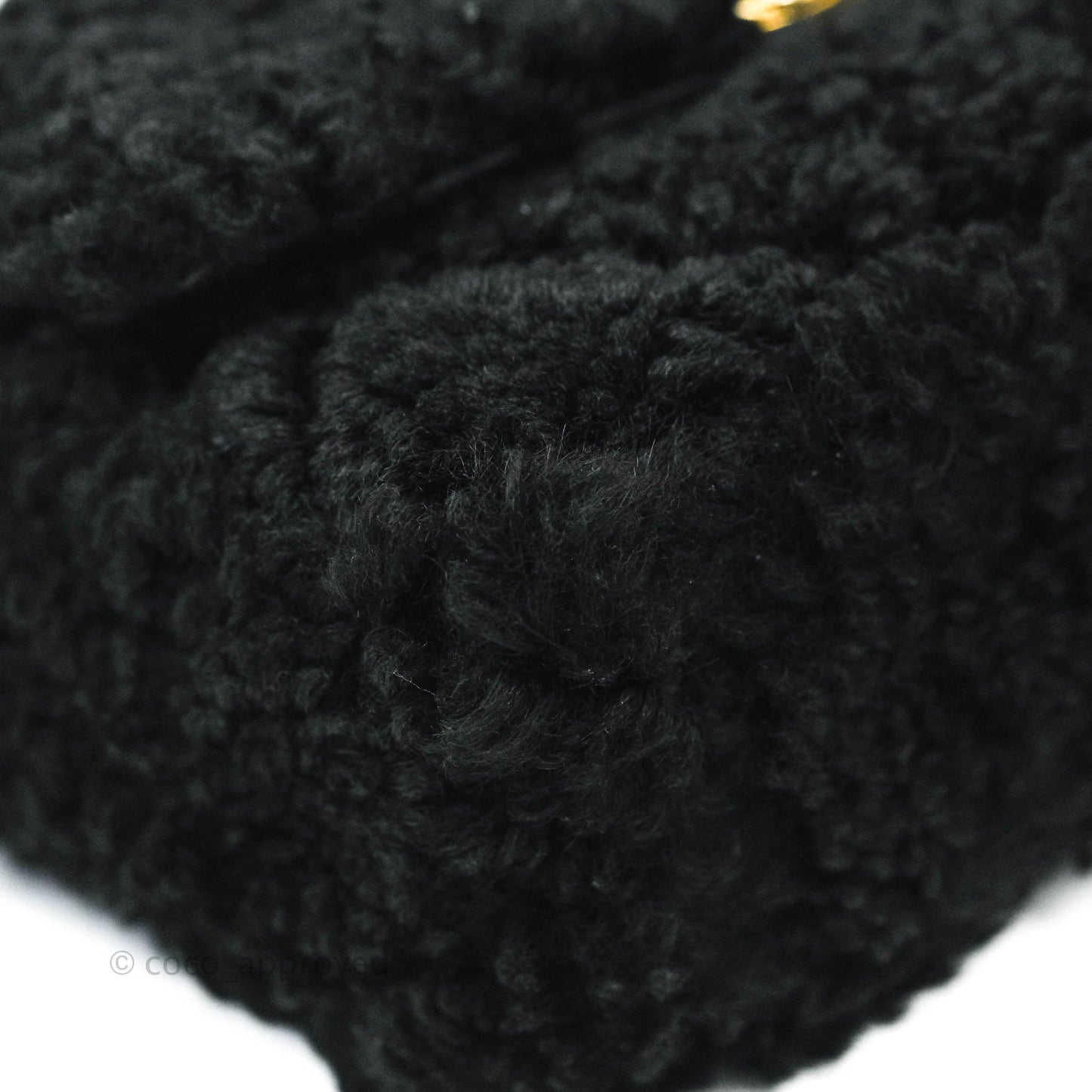Chanel 19 Medium Shearling Black Mixed Hardware 20A