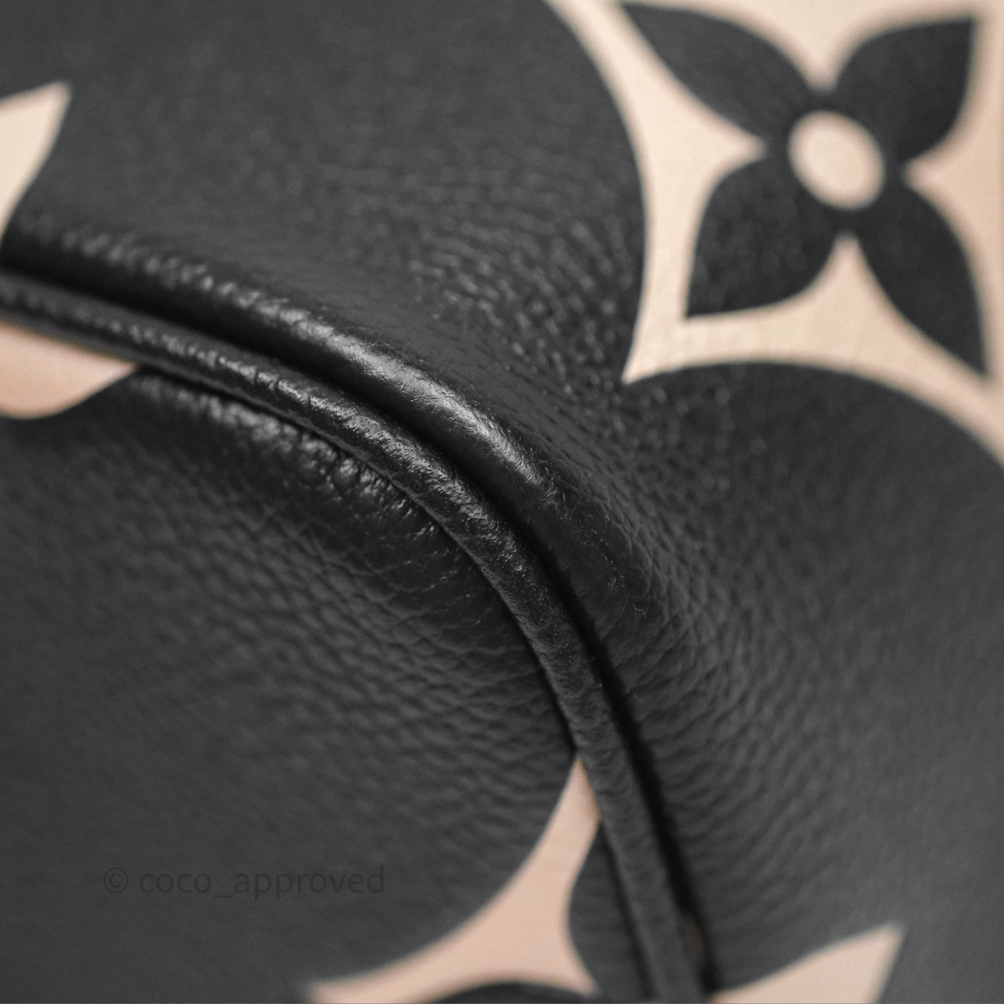 Louis Vuitton Vanity PM Empreinte Monogram Black/ Beige