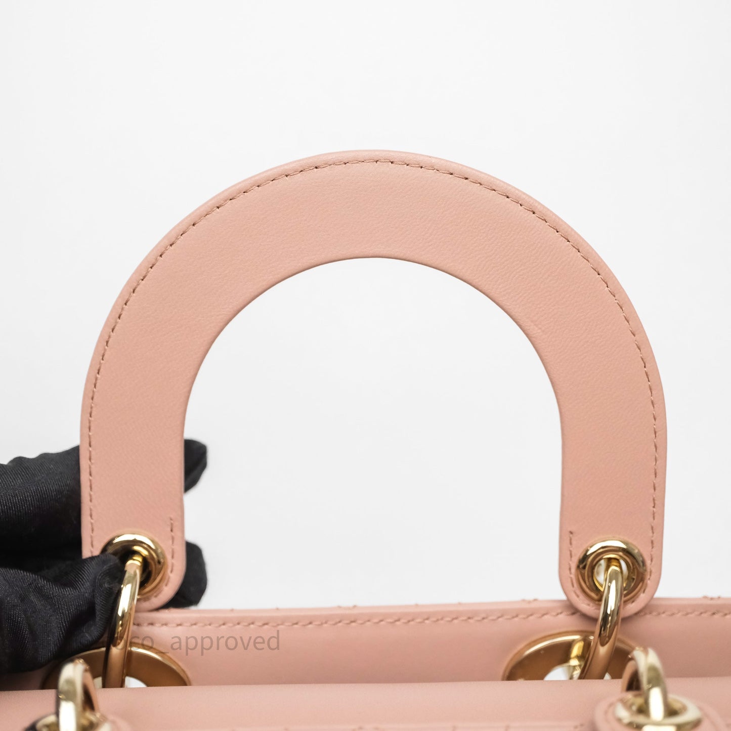 Christian Dior Small Lady Dior My ABCDior Bag Blush Cannage Lambskin