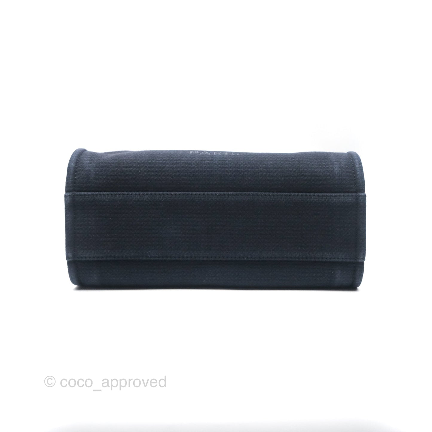 Chanel New Small Deauville Navy Canvas