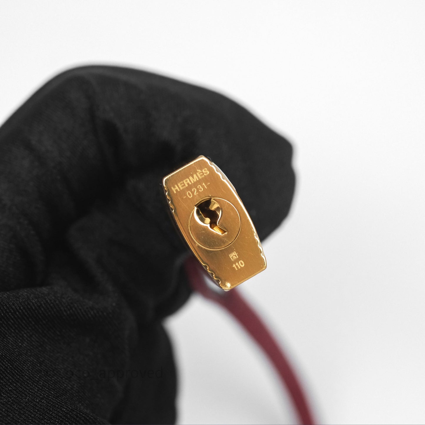 Hermès Birkin 25 Retourne Rouge Grenat Togo Gold Hardware