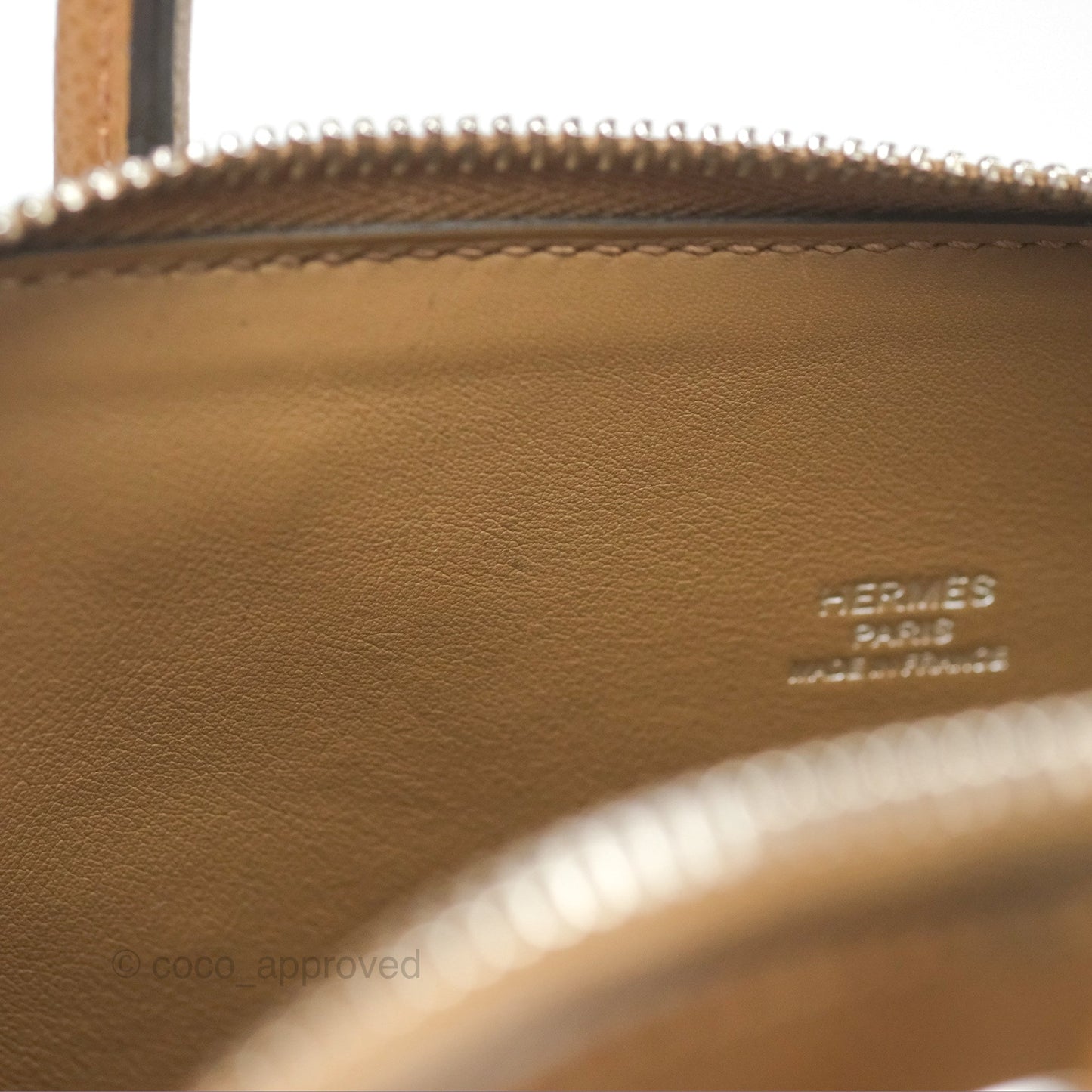 Hermès Bolide 1923 25 Alezan Epsom Palladium Hardware