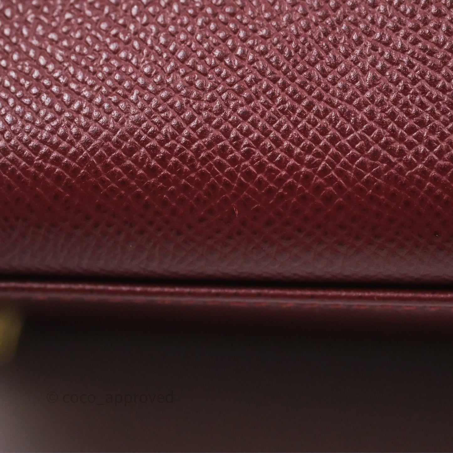 Hermès Sellier Kelly 25 Rouge H Epsom Gold Hardware