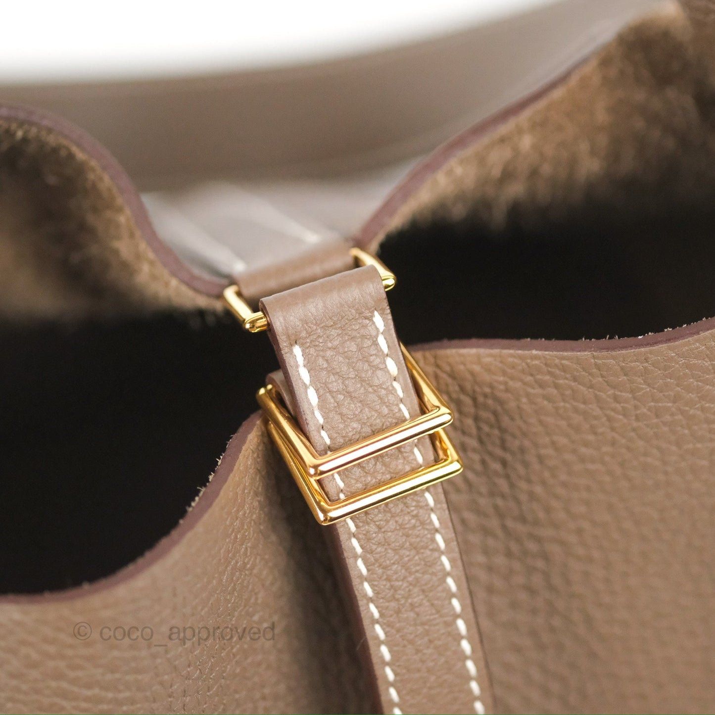Hermès Picotin 22 Etoupe Clemence Gold Hardware