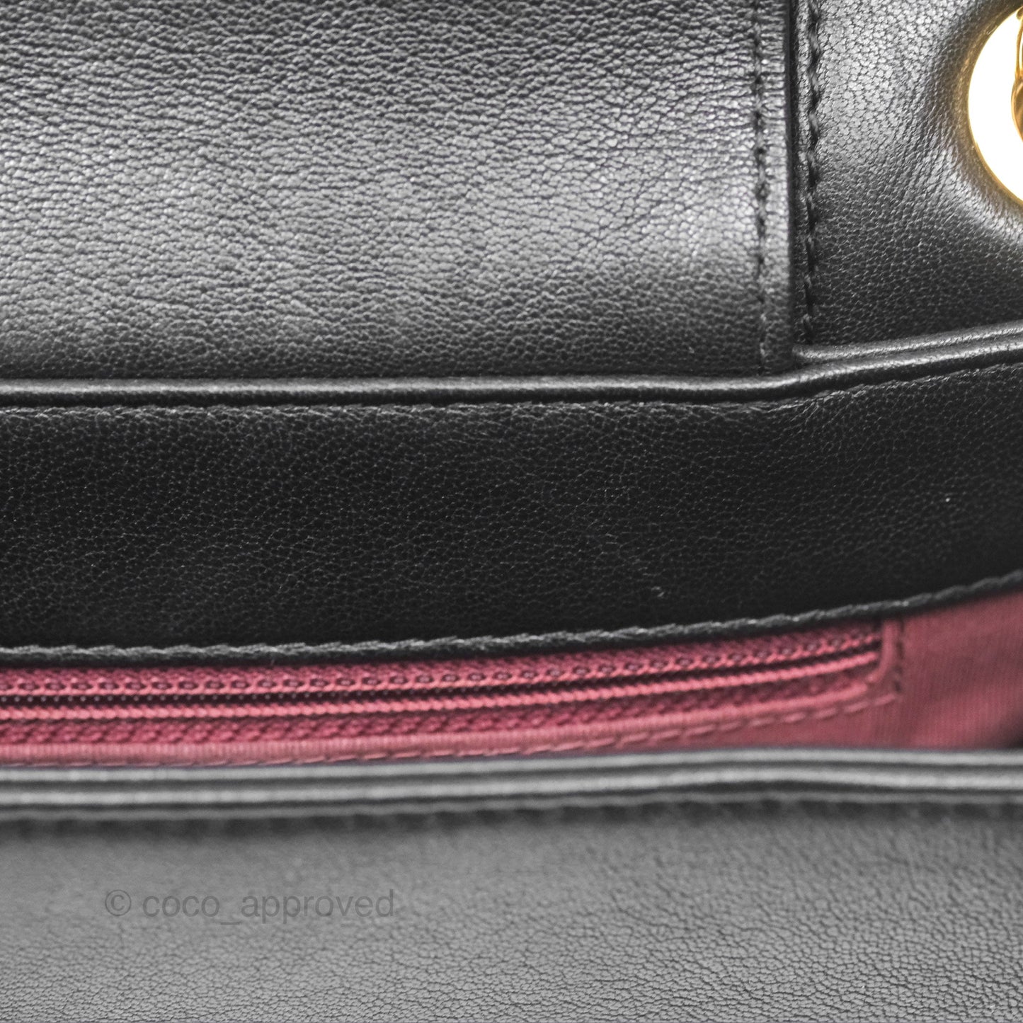 Chanel Mademoiselle Flap Bag Black Calfskin Gold Hardware
