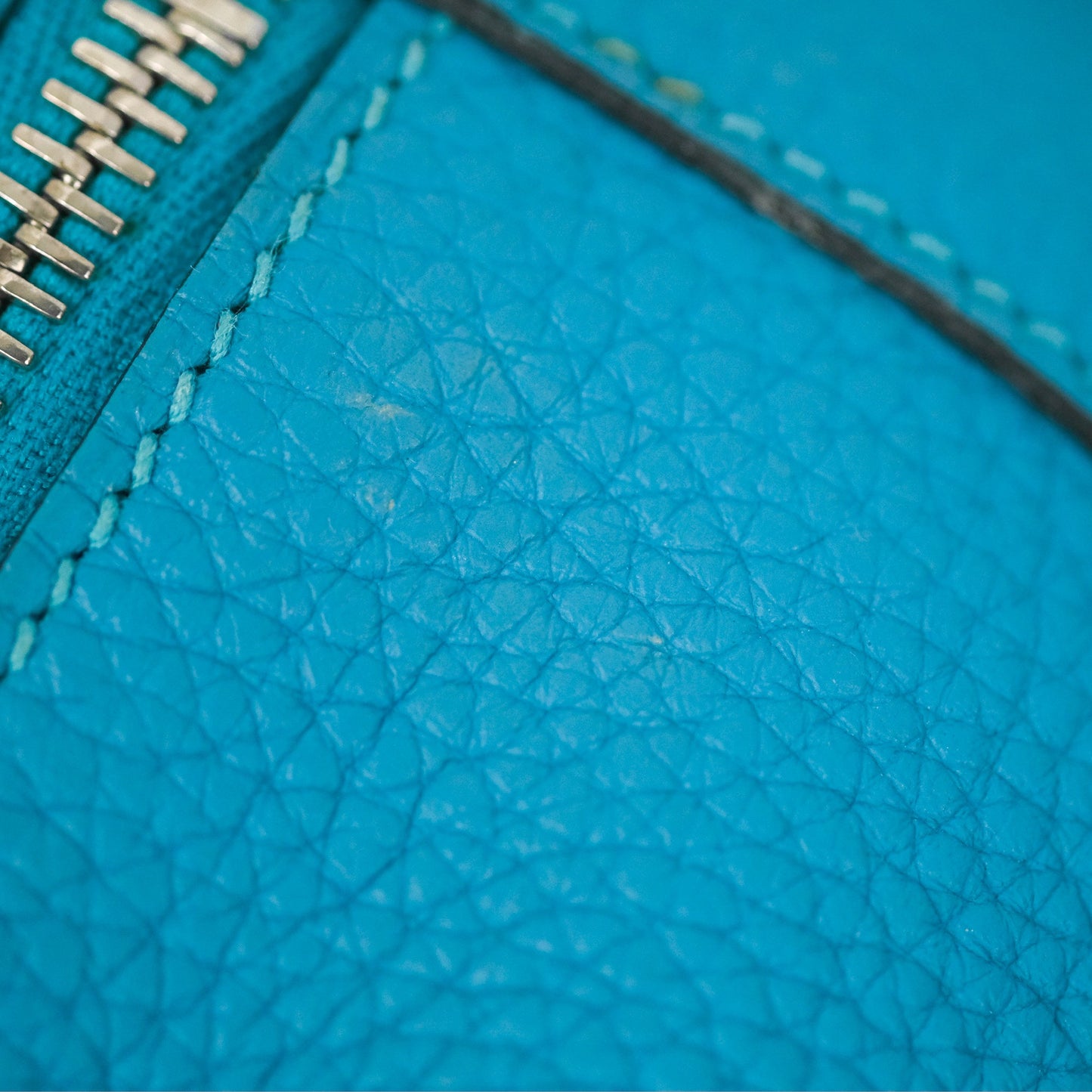 Hermès Lindy 34 Blue Paon Clemence Palladium Hardware
