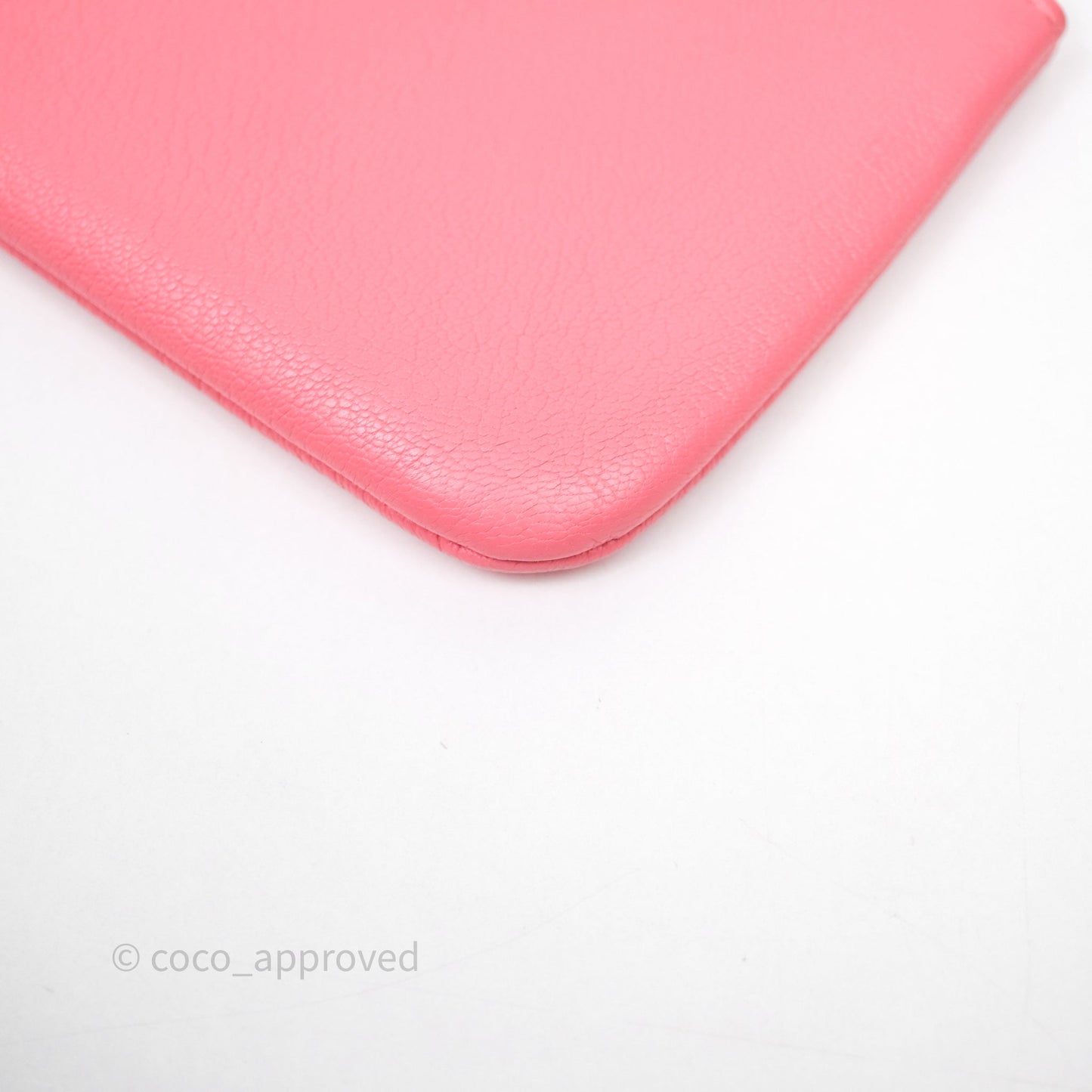 Chanel Camellia Mini O Case Pink Calfskin Gold Hardware