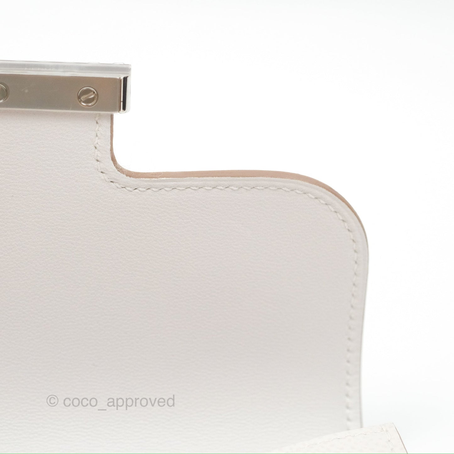 Hermès Constance Slim Wallet Gris Pale Epsom Palladium Hardware