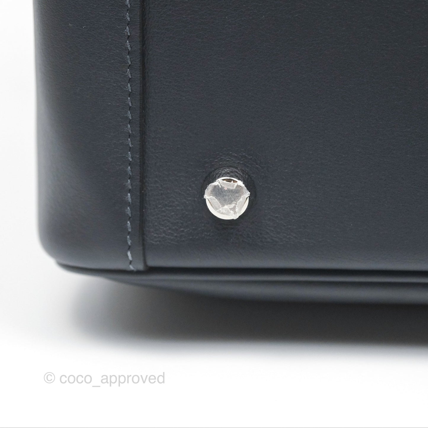 Hermès Lindy 26 Caban/Bleu Frida Swift Palladium Hardware