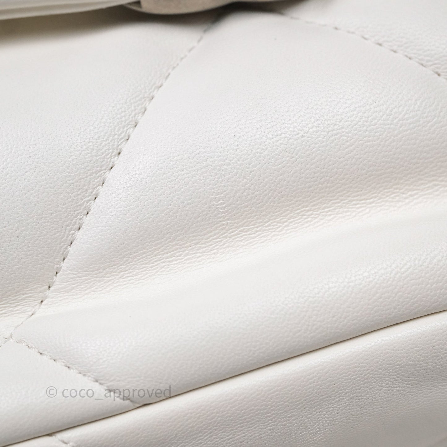 Chanel 19 Medium White Mixed Hardware