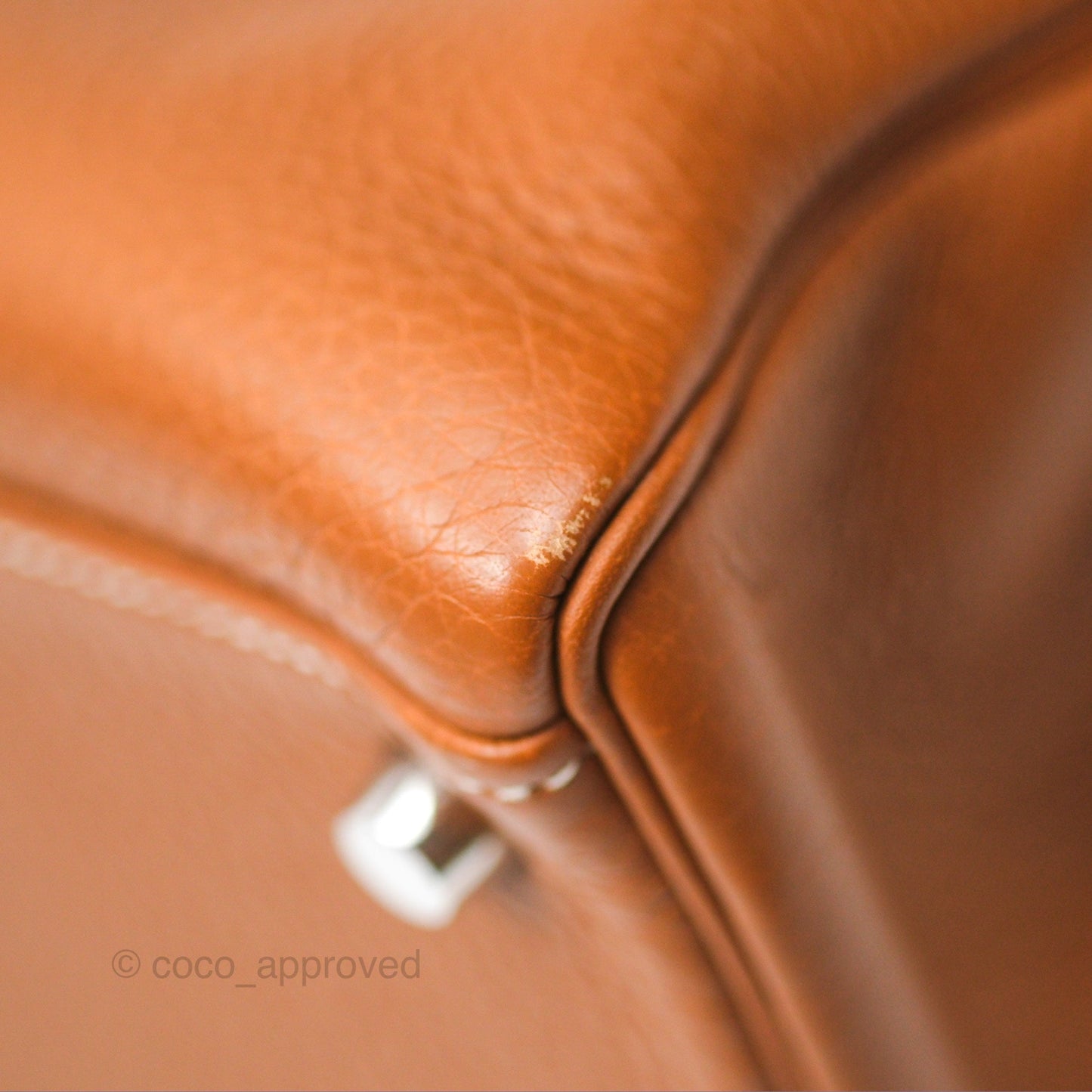 Hermès Kelly 32 Retourne Gold Togo Palladium Hardware