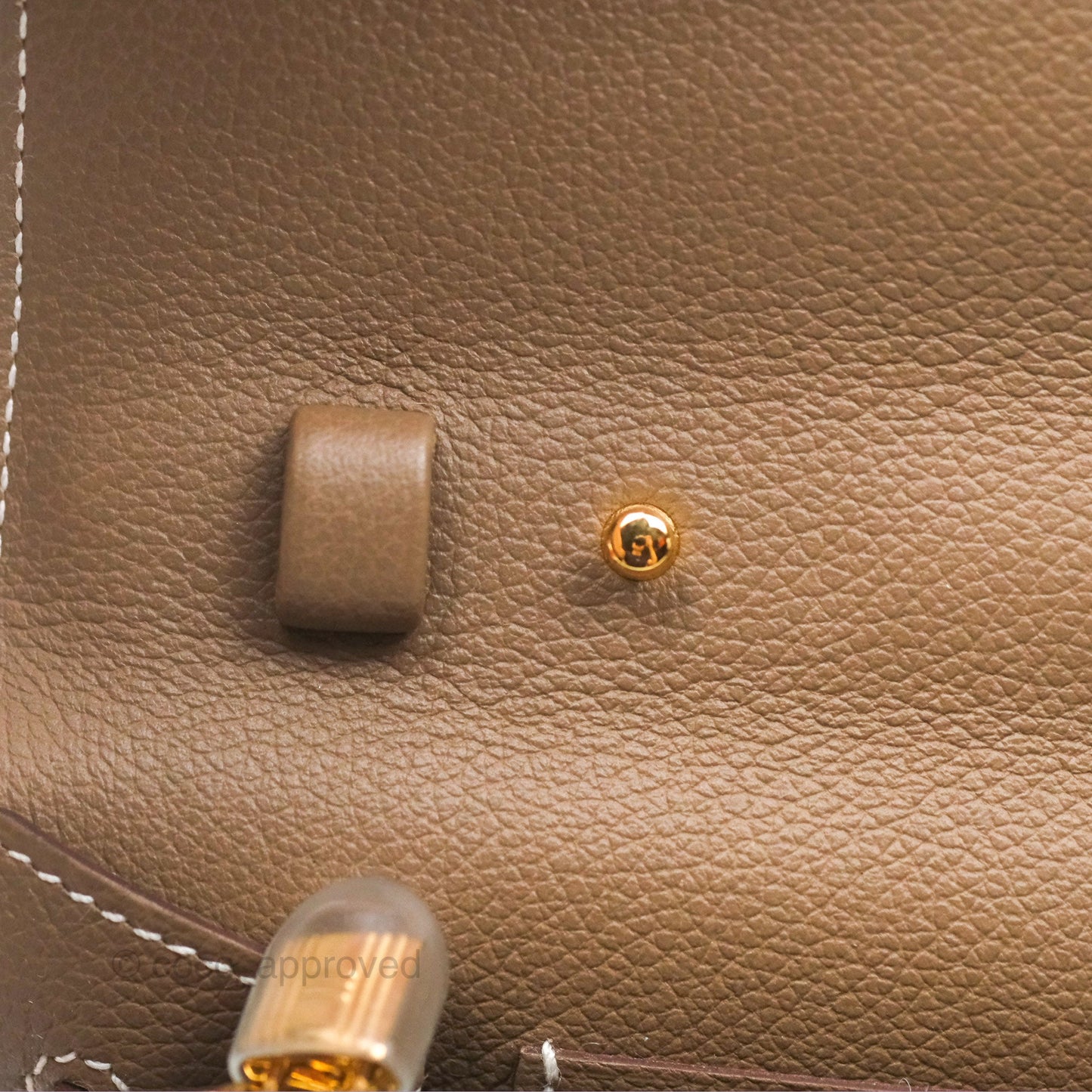 Hermès Kelly To Go Wallet Etoupe Evercolor Gold Hardware