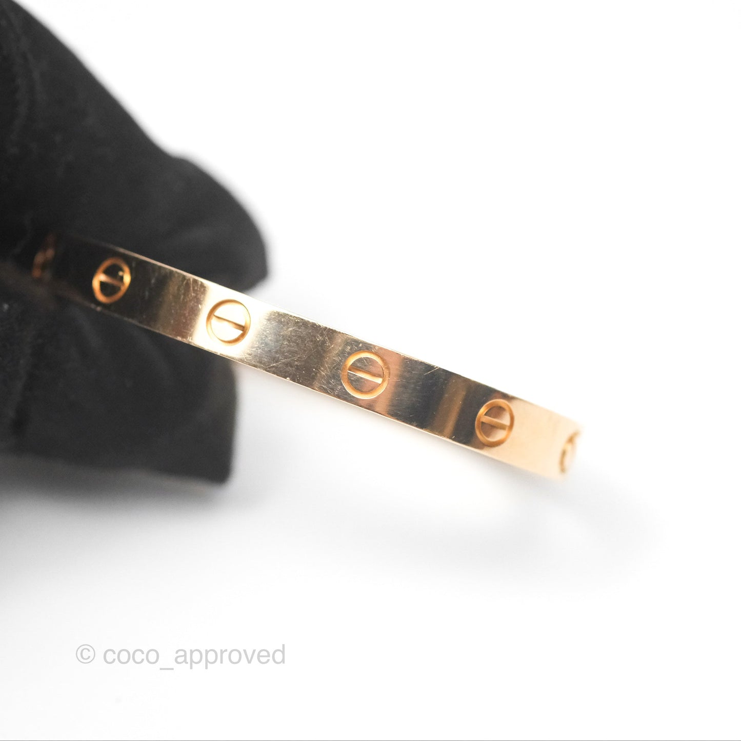 Cartier Love Bracelet Rose Gold Size 16