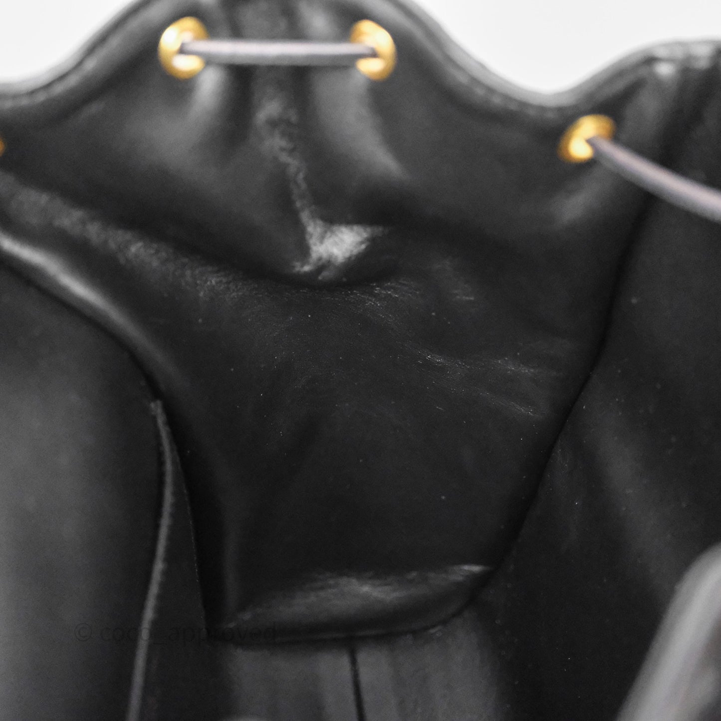 Christian Dior Medium Dior Caro Backpack Black Macrocannage Lambskin