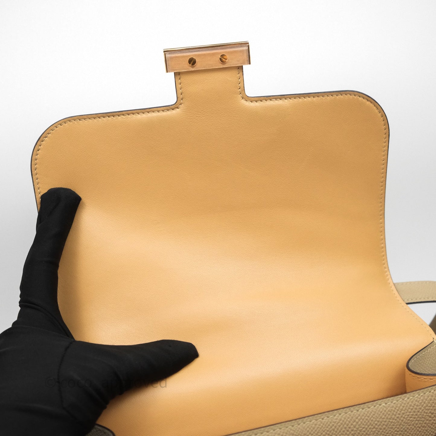 Hermès Constance 24 Trench S2/ Naturel 27 Epsom Gold Hardware