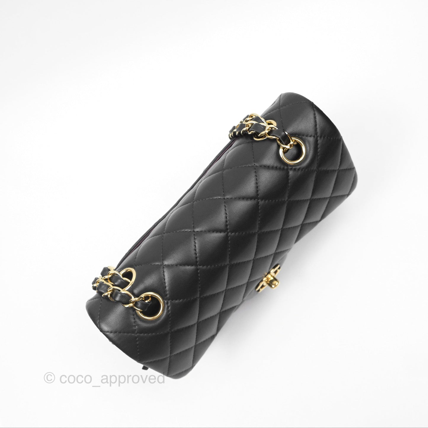 Chanel Small S/M Classic Flap Black Lambskin Gold Hardware