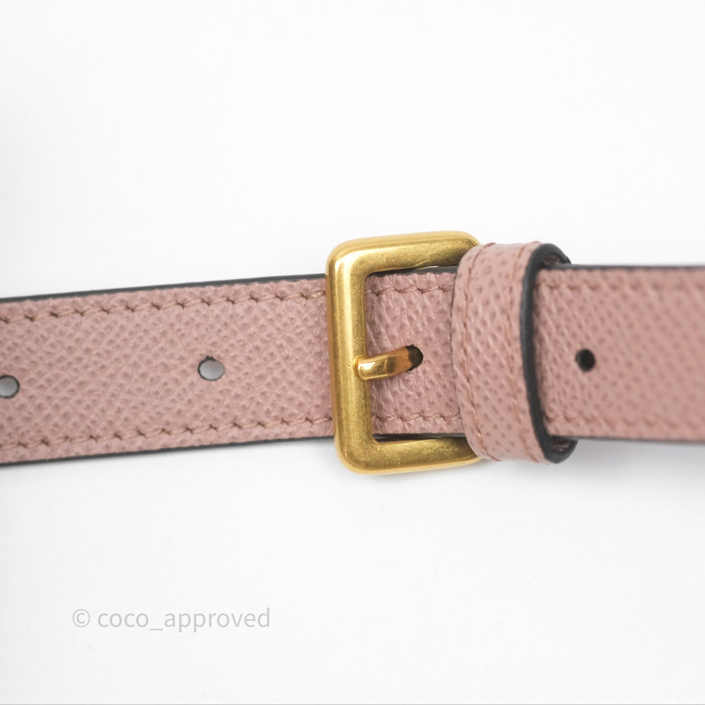 Christian Dior Saddle Bag Dusty Pink Grained Calfskin Gold Hardware