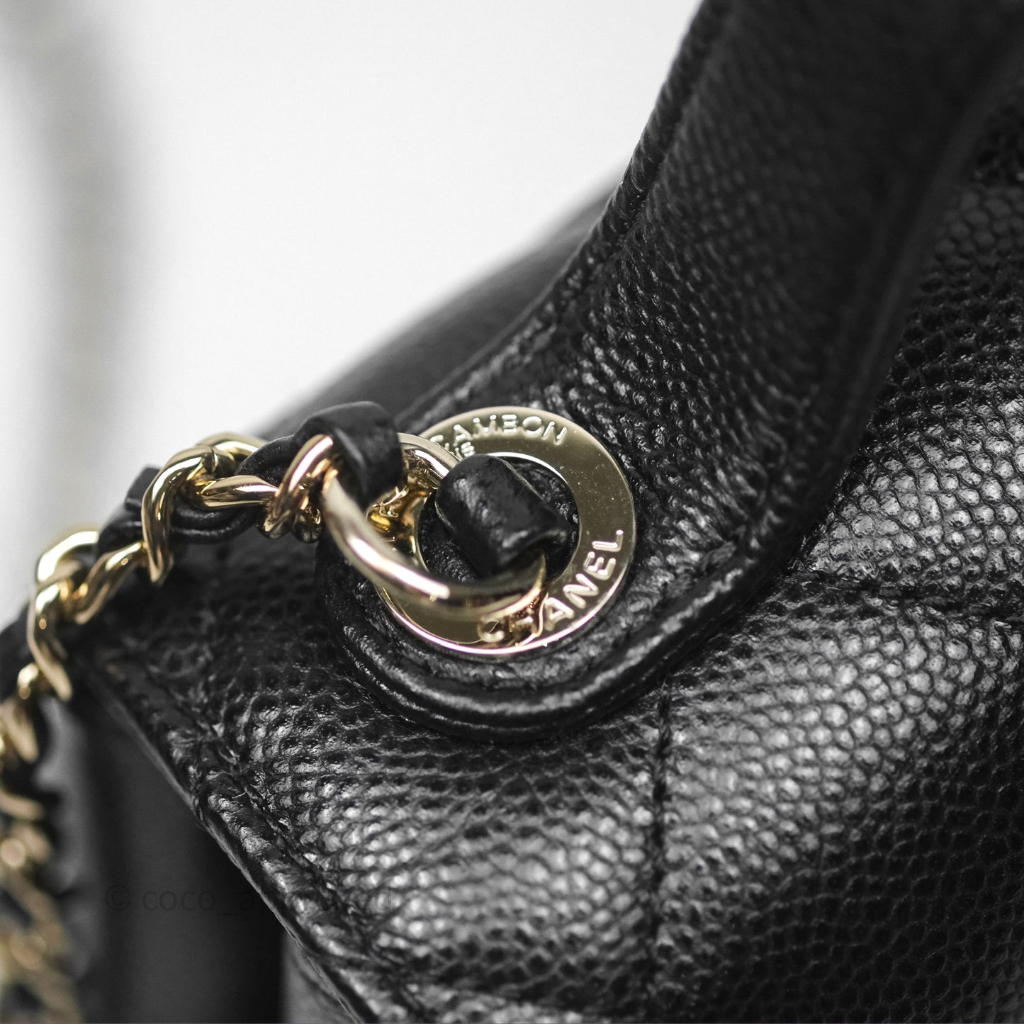 Chanel Quilted Small Business Affinity Flap Black Caviar Gold Hardware
