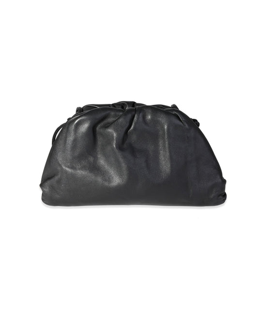 Luxury Bottega Veneta Black Calfskin Mini Pouch Bag