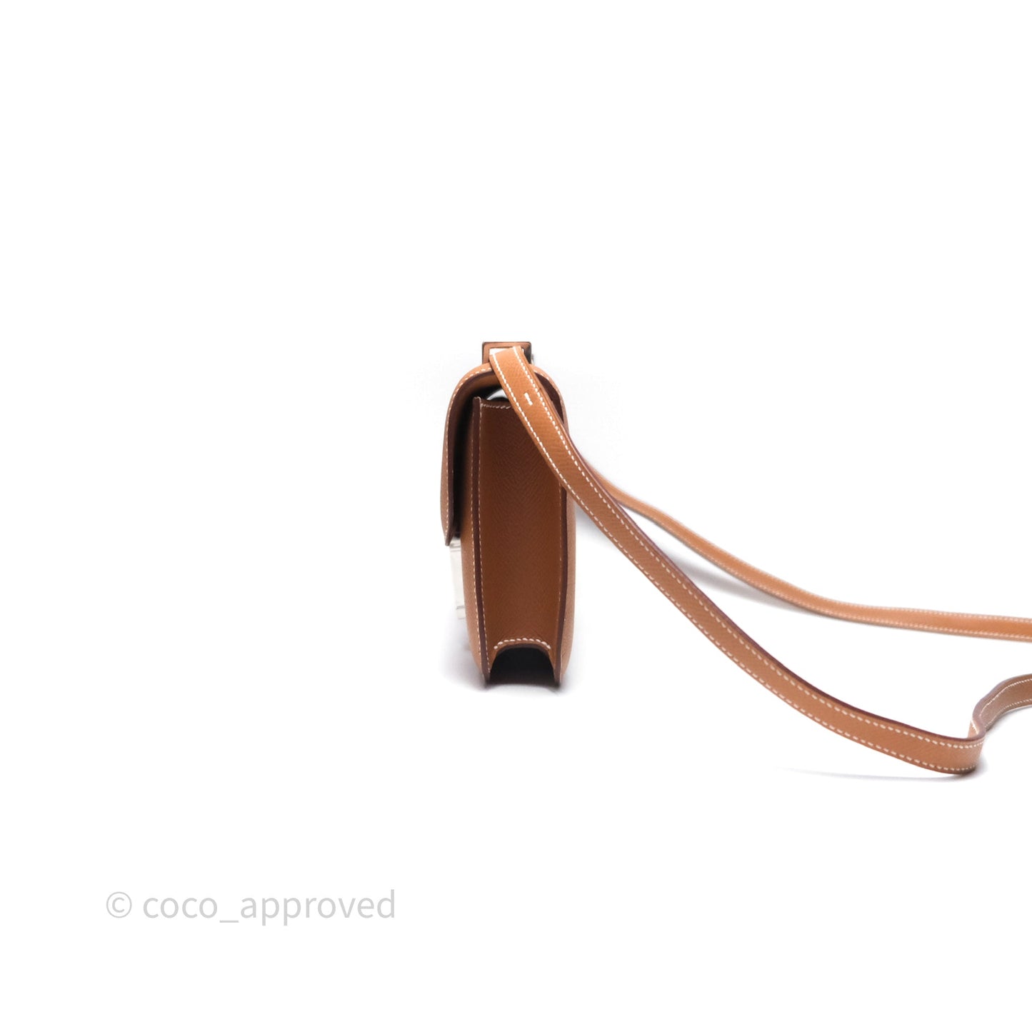 Hermès Constance Elan Gold 37 Epsom Palladium Hardware
