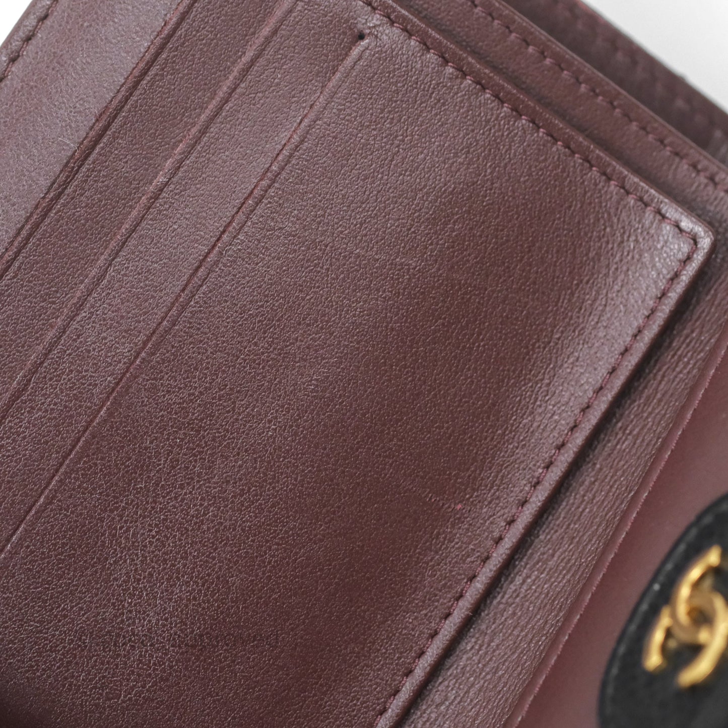 Chanel Classic Short Flap Wallet Black Caviar Gold Hardware