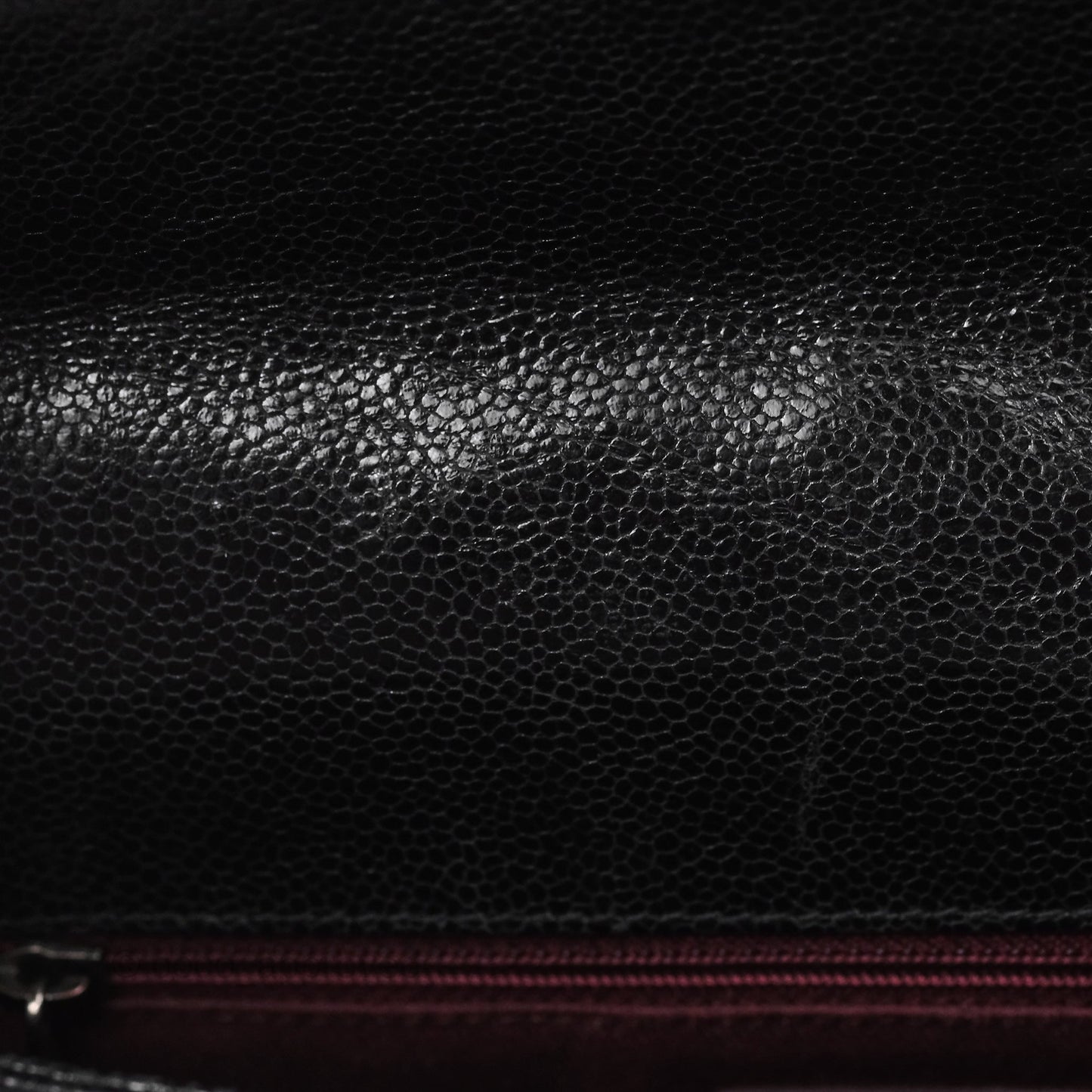 Chanel Quilted Single Flap Bag Soft Caviar Black Ruthenium Hardware
