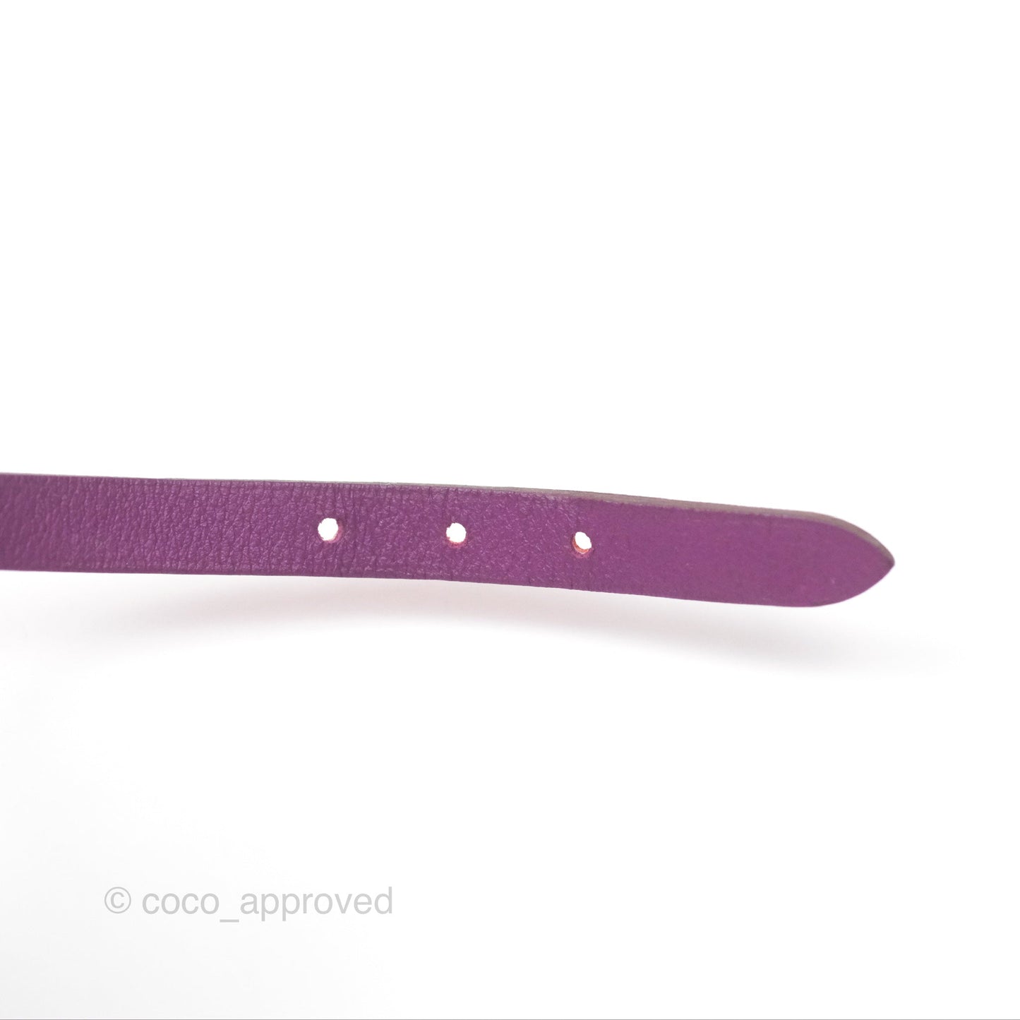Hermès Behapi Double Tour Bracelet Capucine Anemone Palladium Hardware