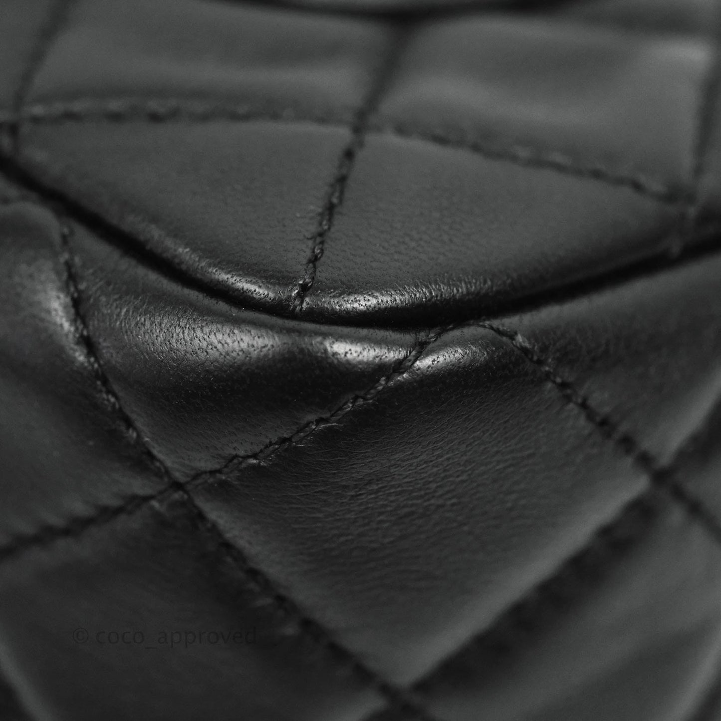 Chanel Mini Rectangular Pearl Crush Quilted Black Lambskin Gold Hardware