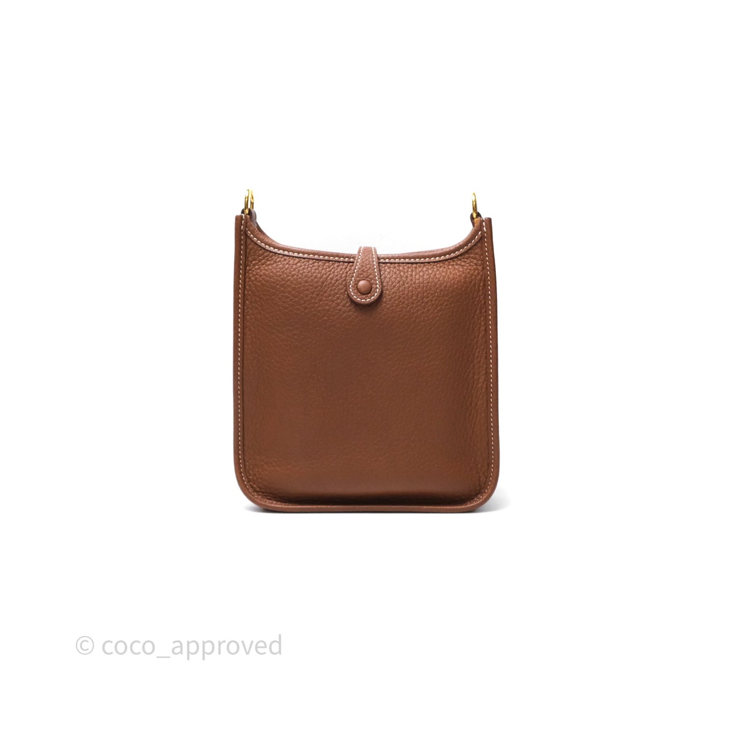 Hermès Mini Evelyne 16 Amazone Gold 37 Clemence Gold Hardware