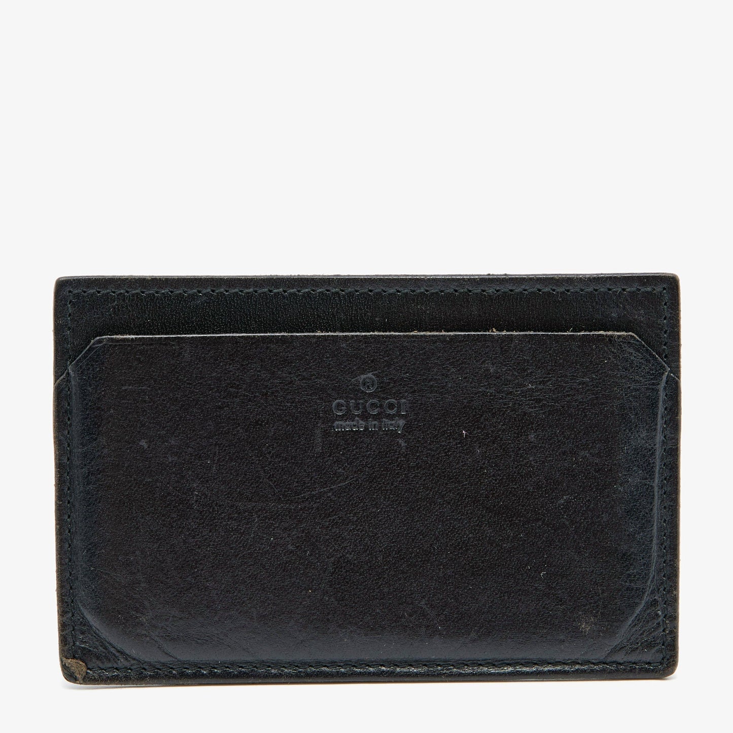 Luxury Gucci Trending 2025 Black Leather Card Holder..