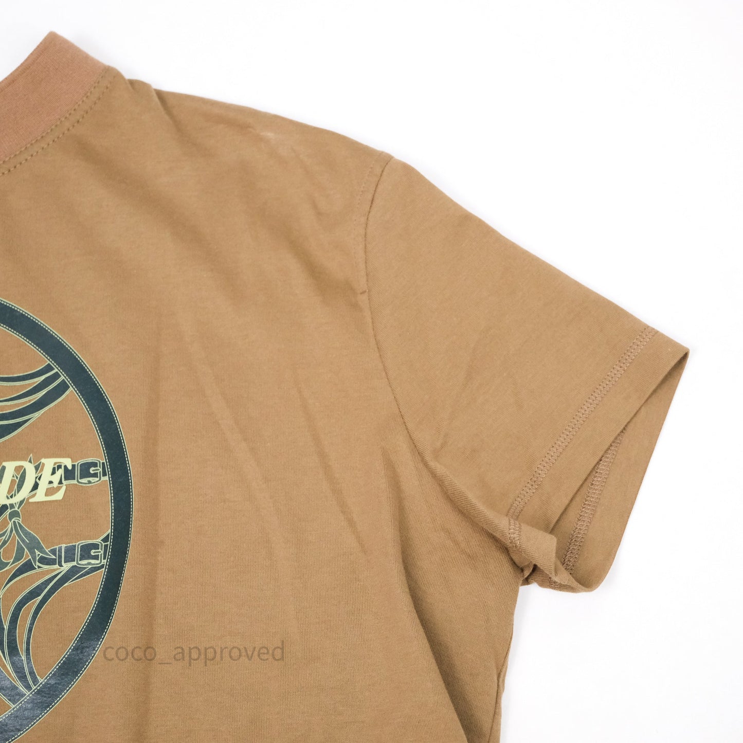 Hermès La Promenade du Matin T-shirt Khaki Size 36