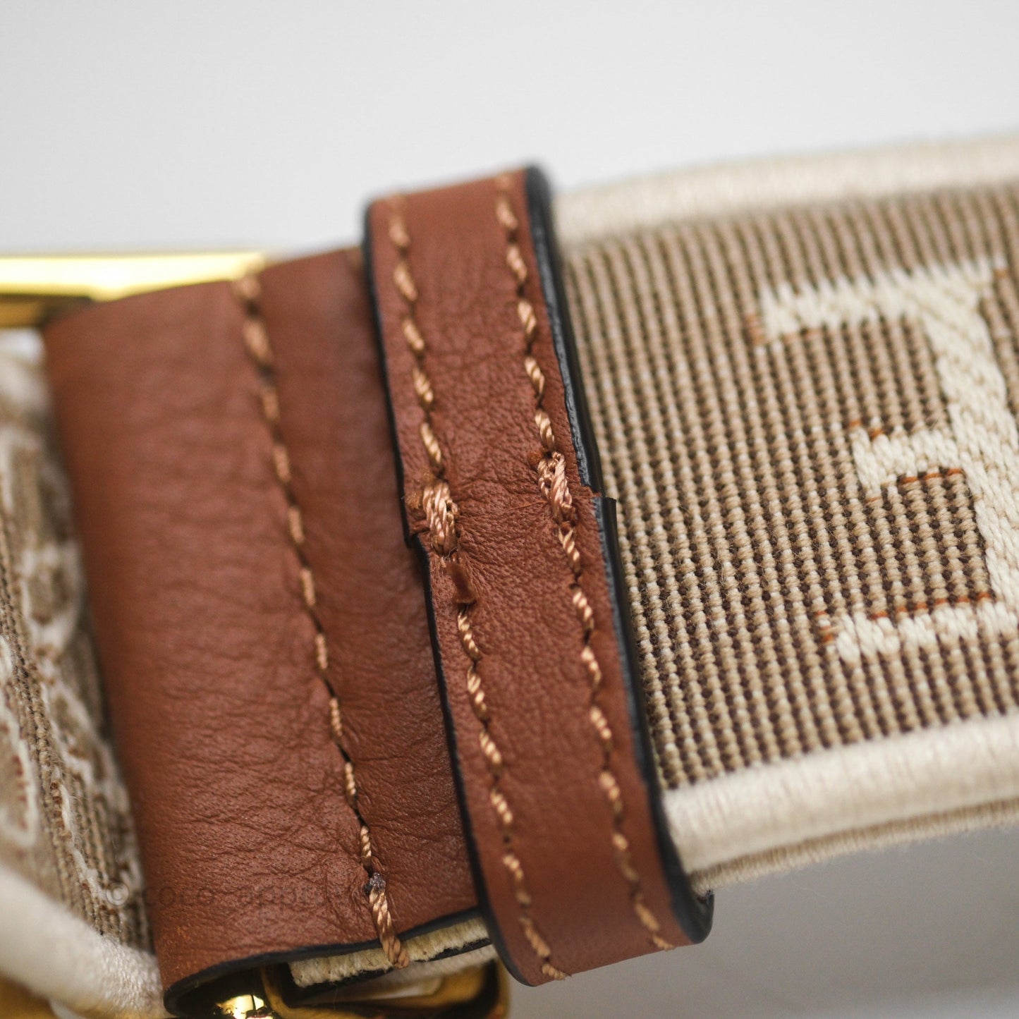 Loewe Mini Gate Belt Bag in Soft Calfskin Brown