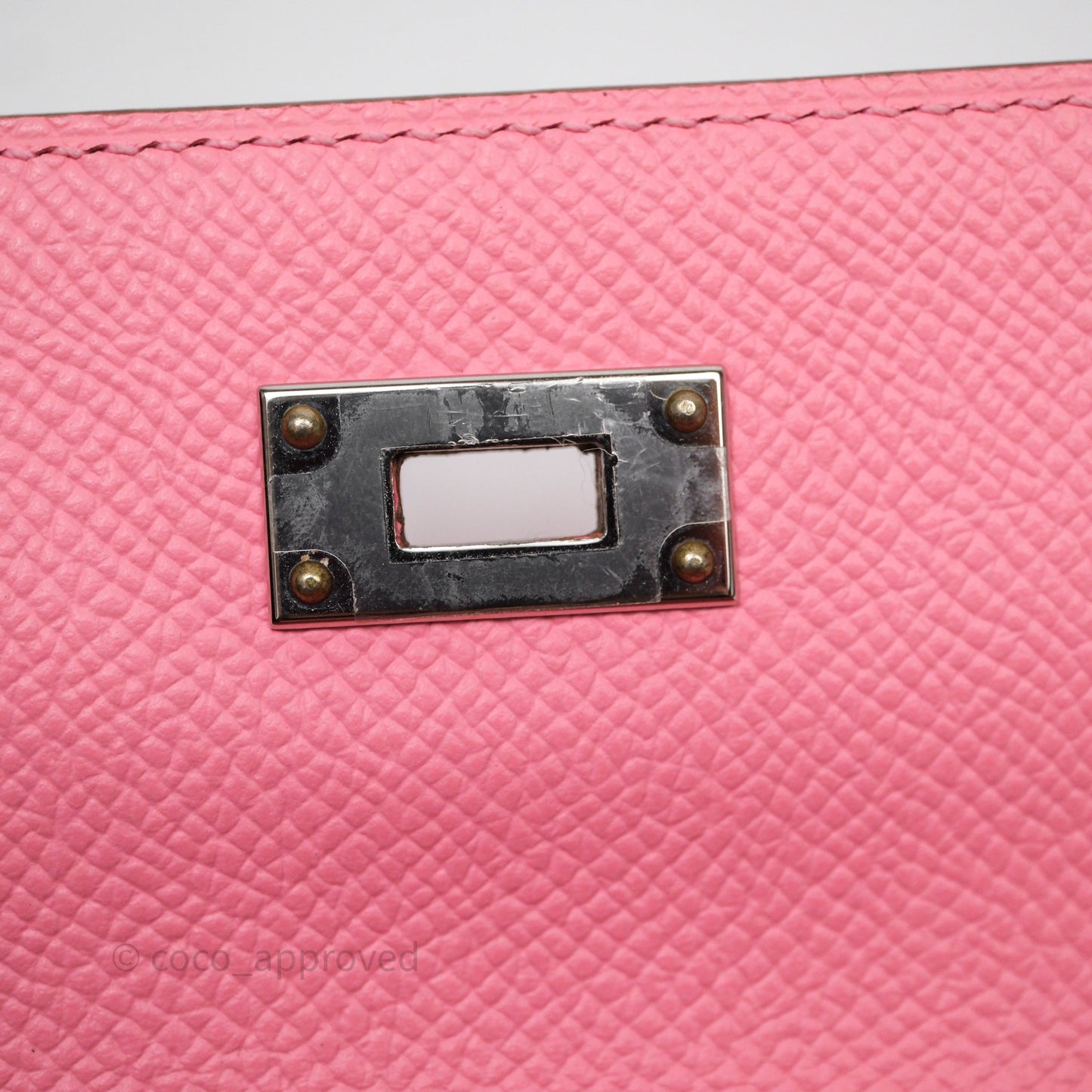 Hermès Kelly To Go Wallet Rose Confetti Epsom Palladium Hardware