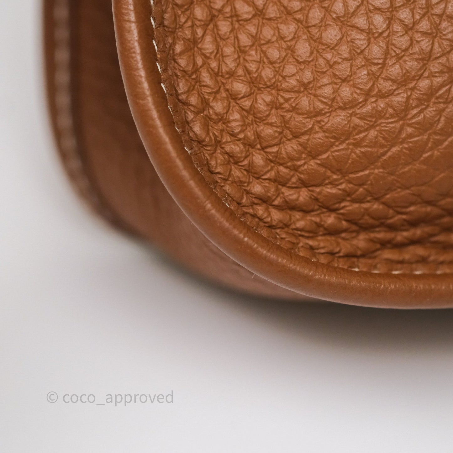 Hermès Mini Evelyne 16 Amazone Gold 37 Clemence Palladium Hardware