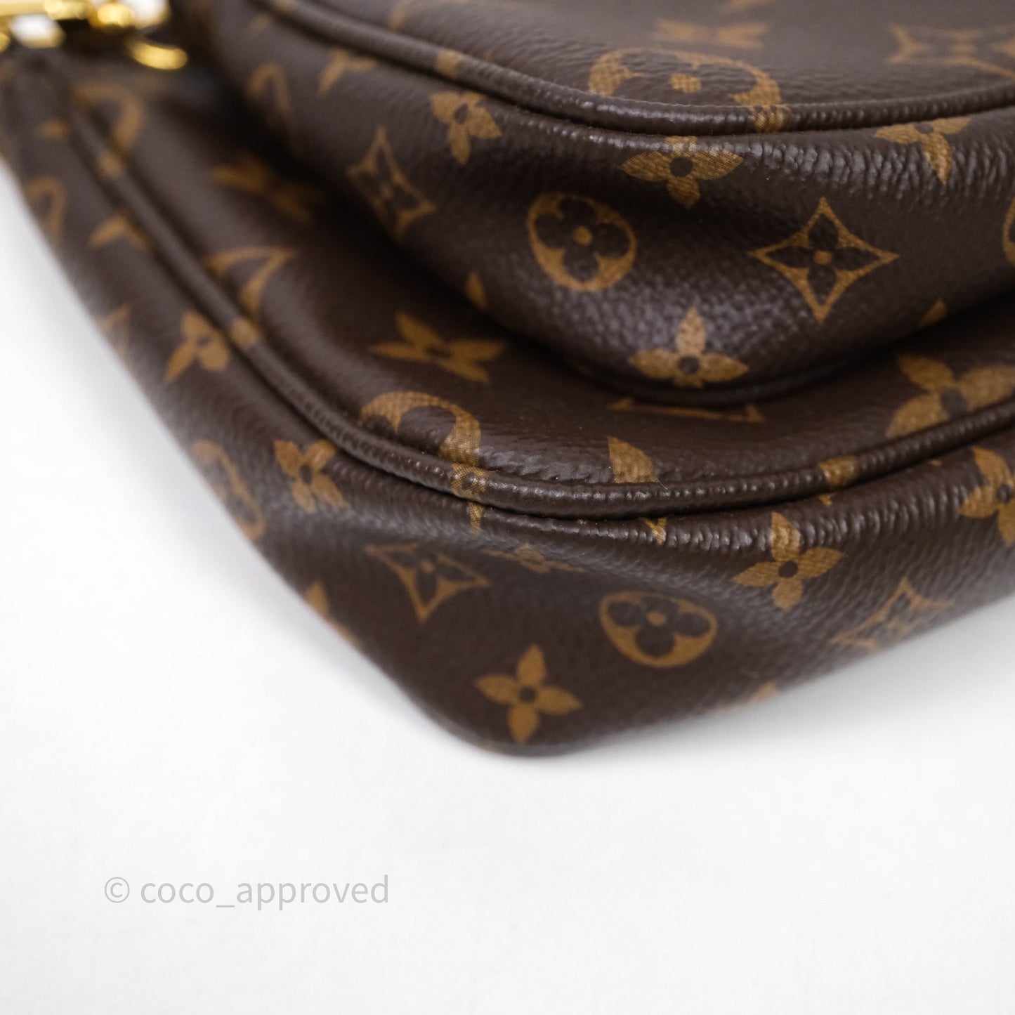 Louis Vuitton Multi Pochette Accessories Khaki Monogram Canvas