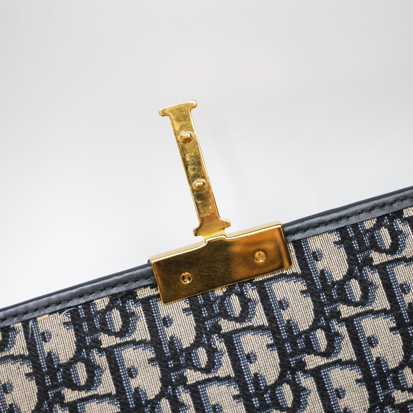 Christian Dior Small 30 Montaigne Bag Blue Dior Oblique Jacquard