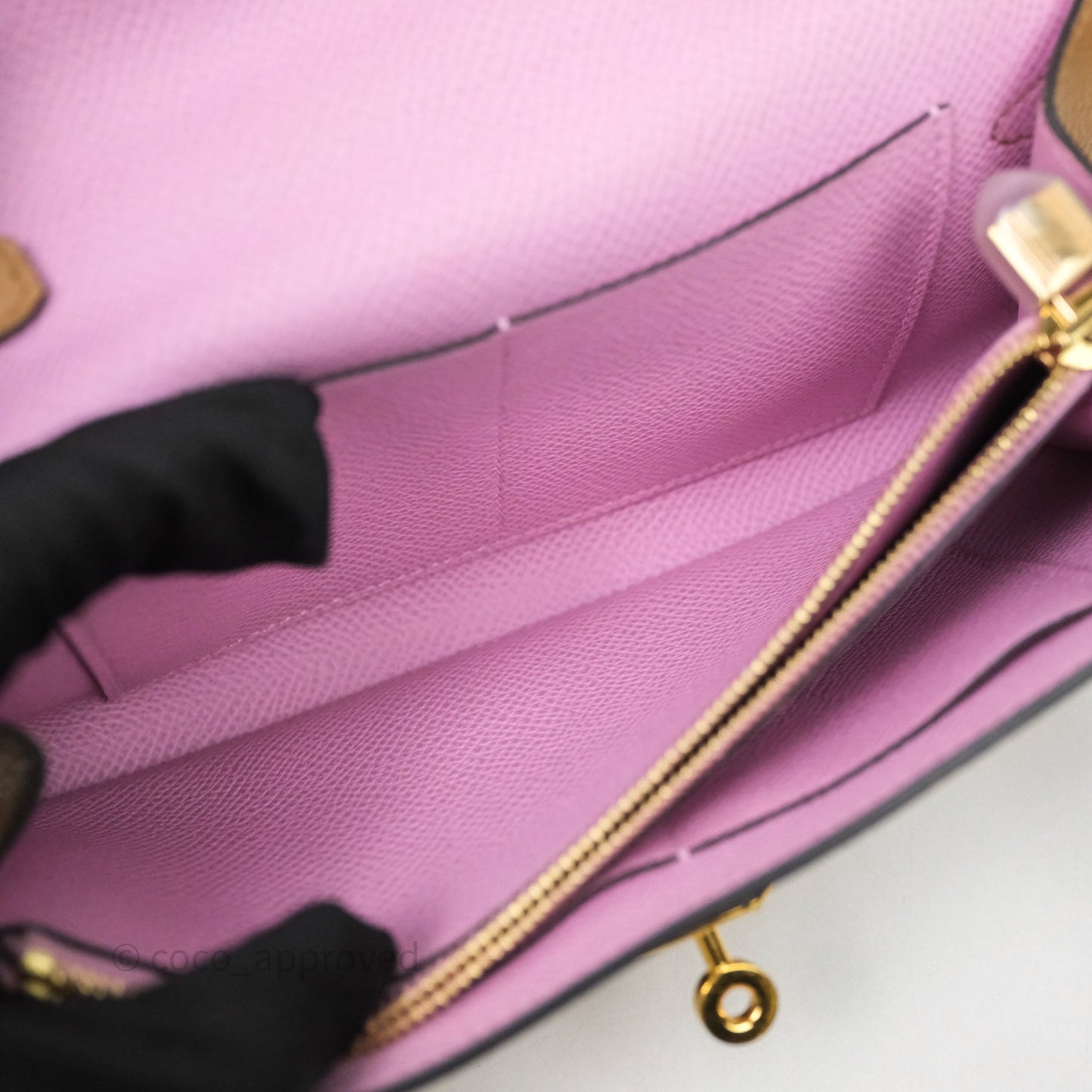 Hermès Kelly To Go Wallet Chai 0M Epsom Gold Hardware