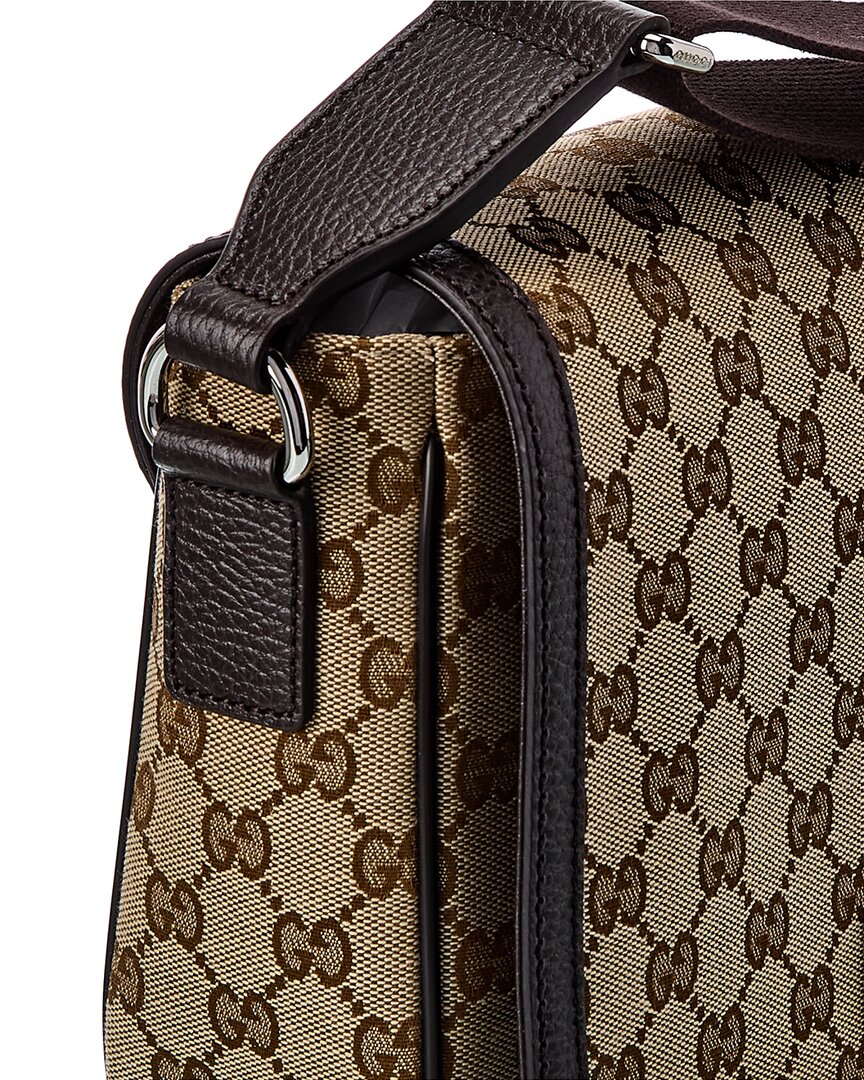 Luxury Gucci Trending 2025 GG Canvas & Leather Shoulder Bag