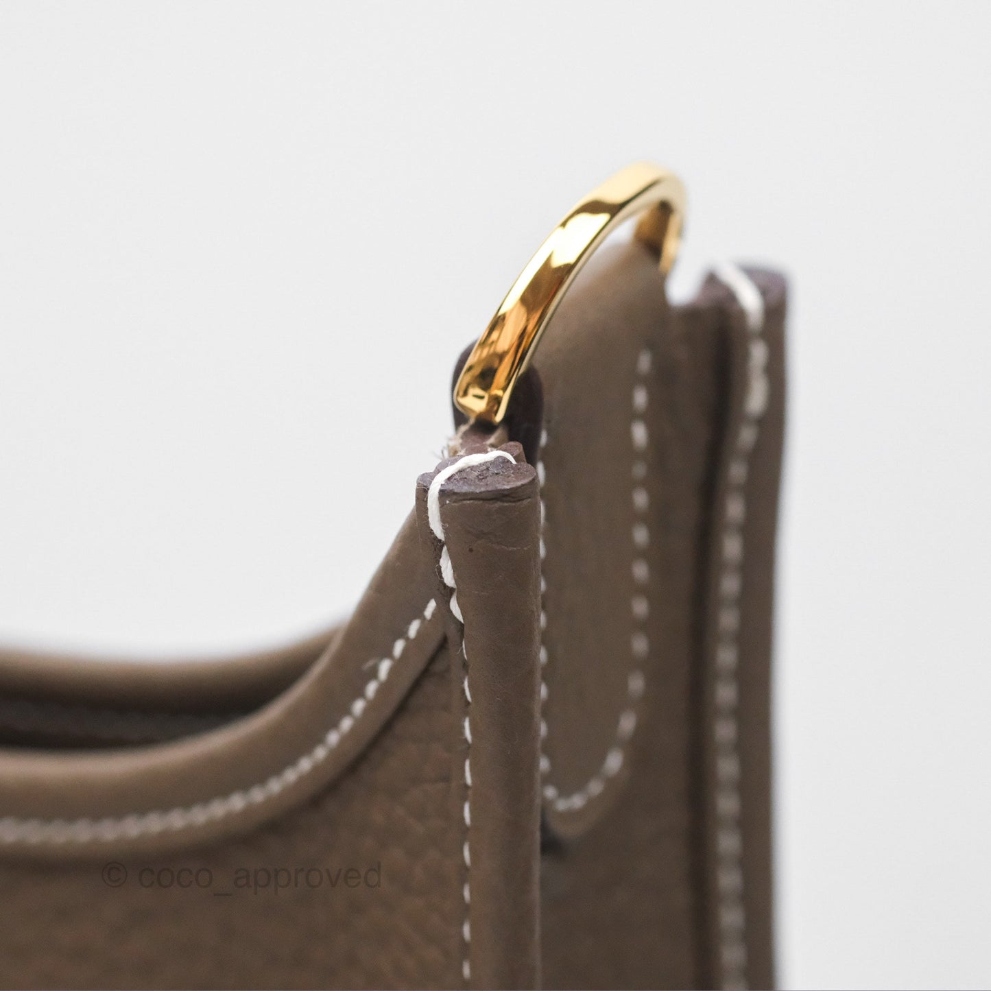 Hermes Evelyne III 29 Etoupe 18 Clemence Gold Hardware