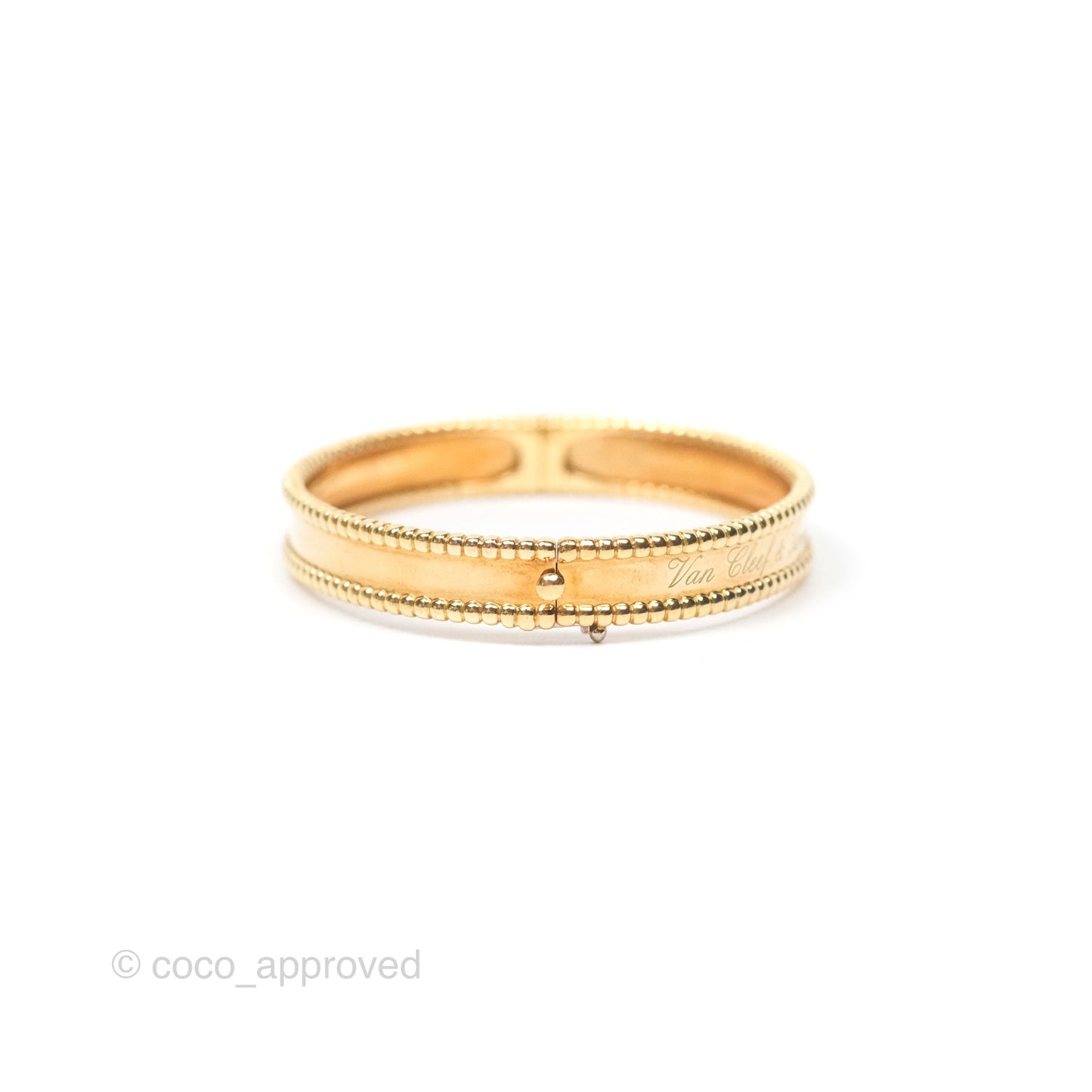 Van Cleef & Arpels Perlée Signature Bracelet Extra Small Model Yellow Gold