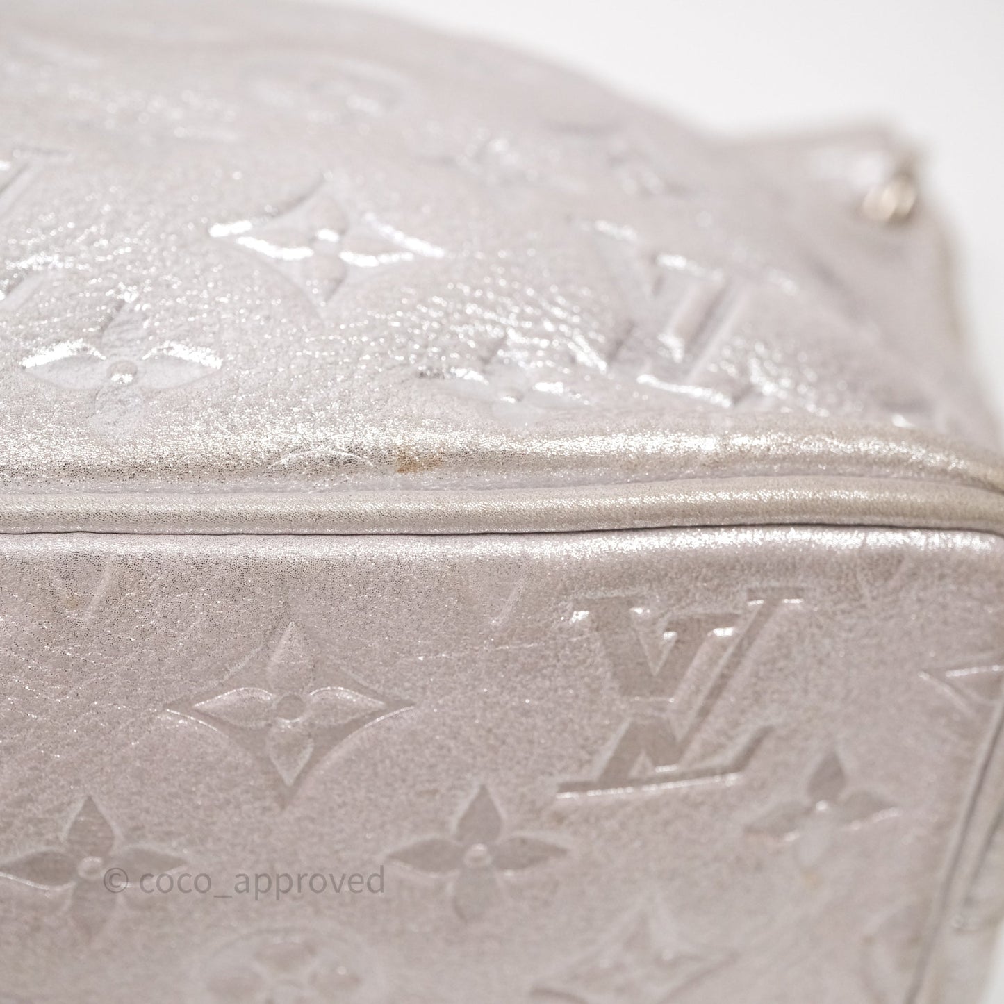 Louis Vuitton Monogram Shimmer Halo Bag Silver