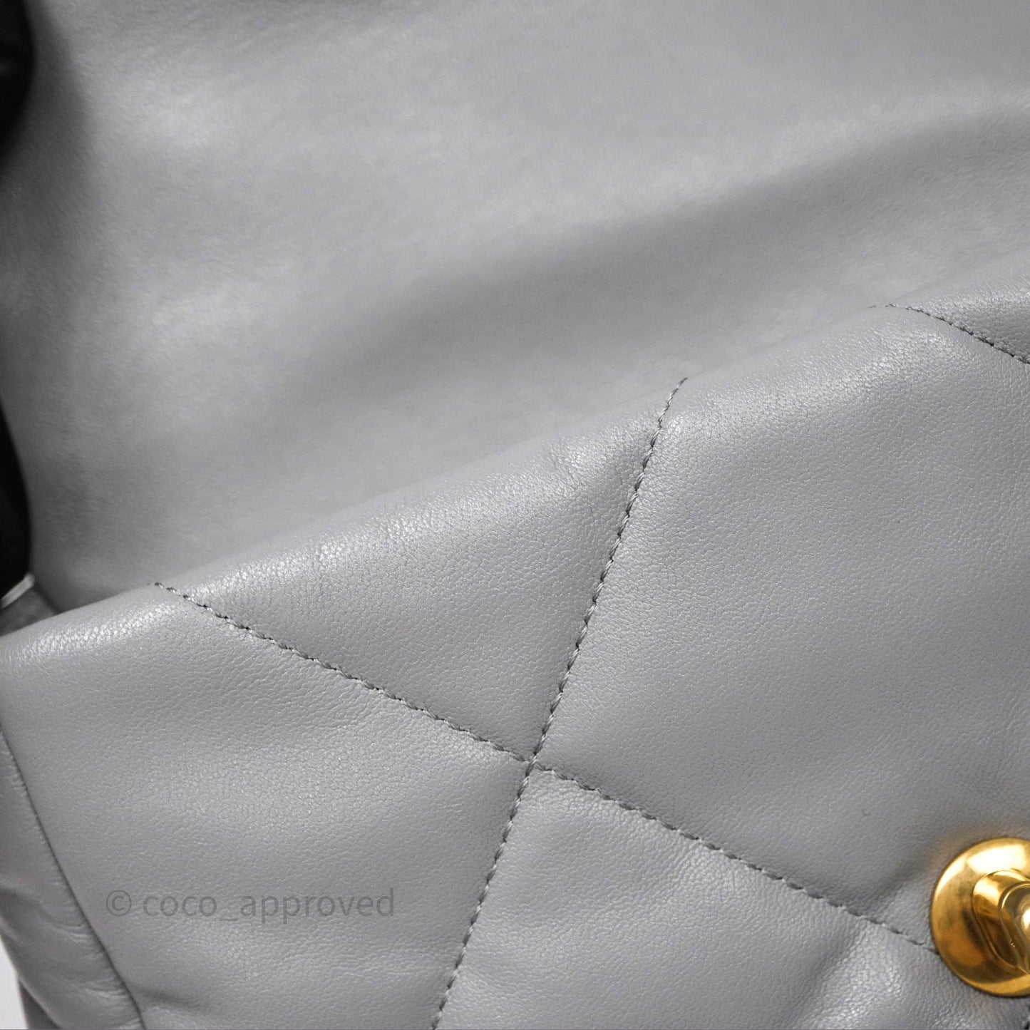 Chanel 19 Small Grey Mixed Hardware