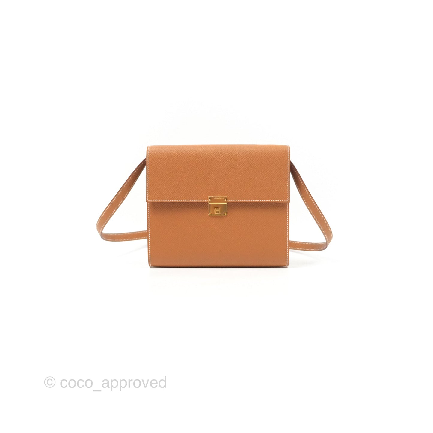 Hermès Clic 16 Wallet On Chain Gold Epsom Gold Hardware