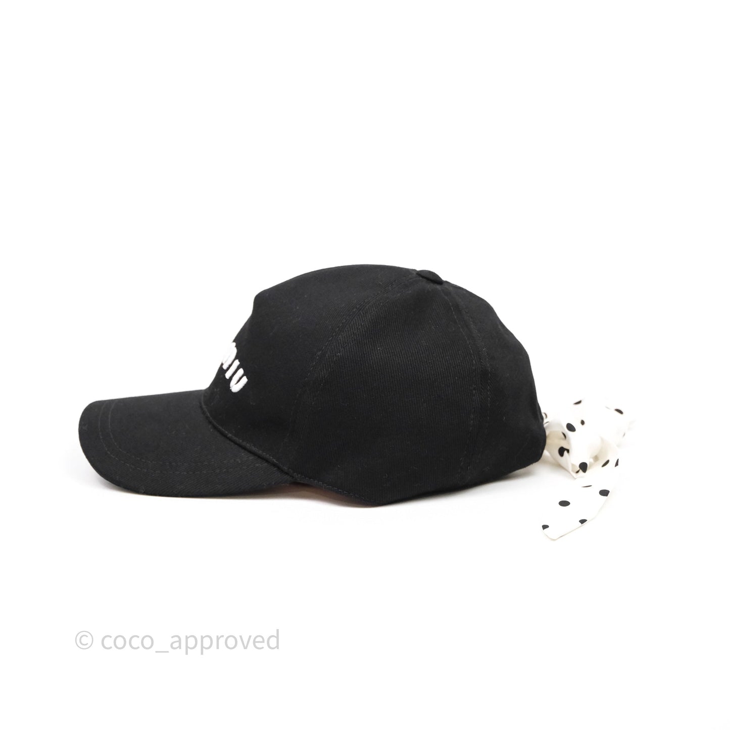 Miu Miu Baseball Cap Black