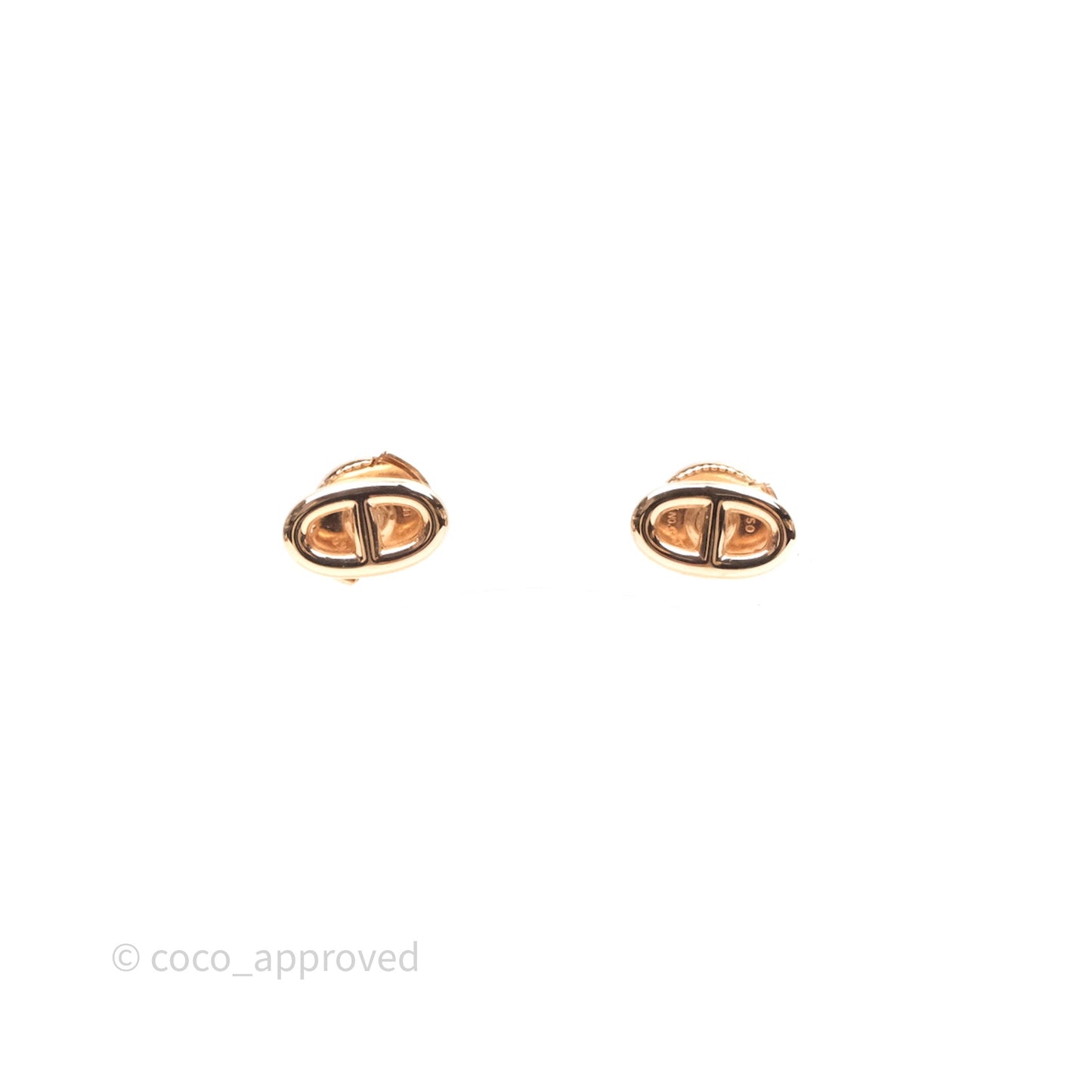 Hermès Chaine d'Ancre Earrings Rose Gold