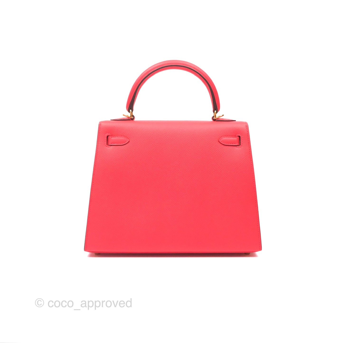 Hermès Kelly 25 Sellier Rose Jaipur Epsom Gold Hardware
