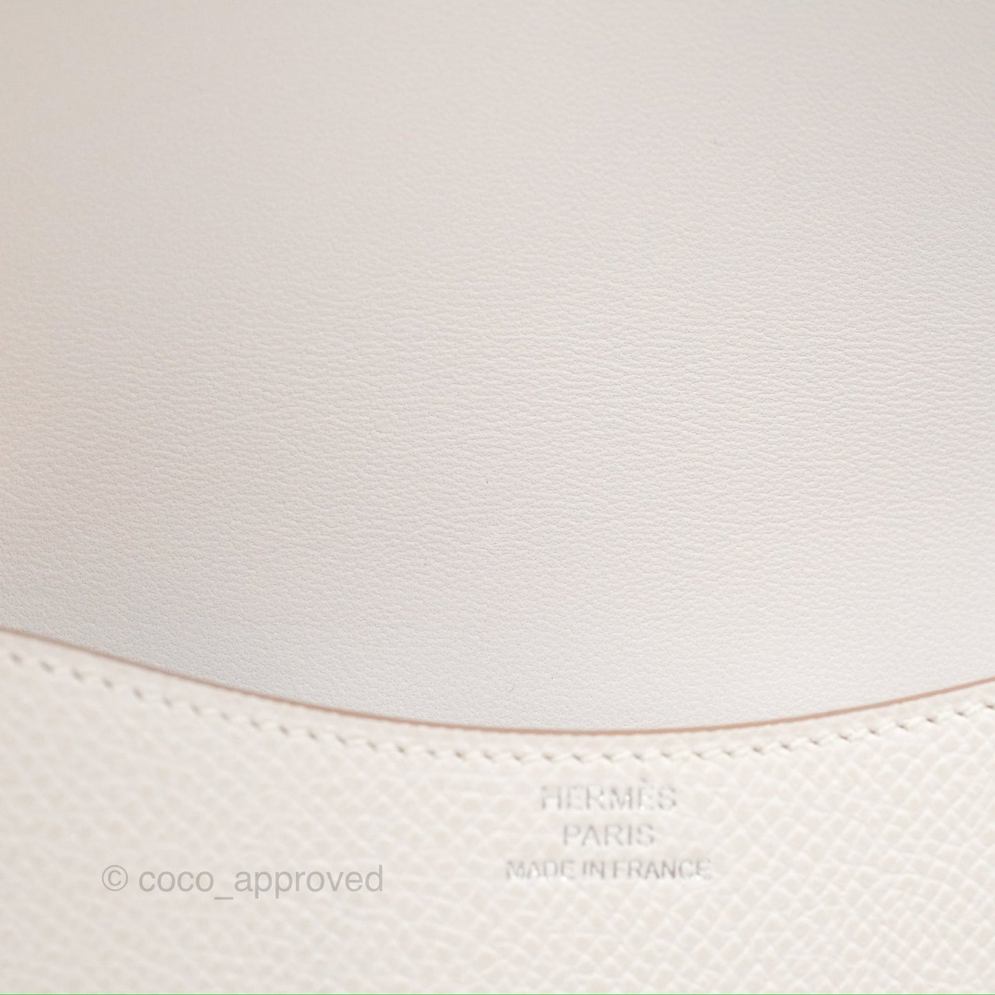 Hermès Constance Slim Wallet Gris Pale Epsom Palladium Hardware