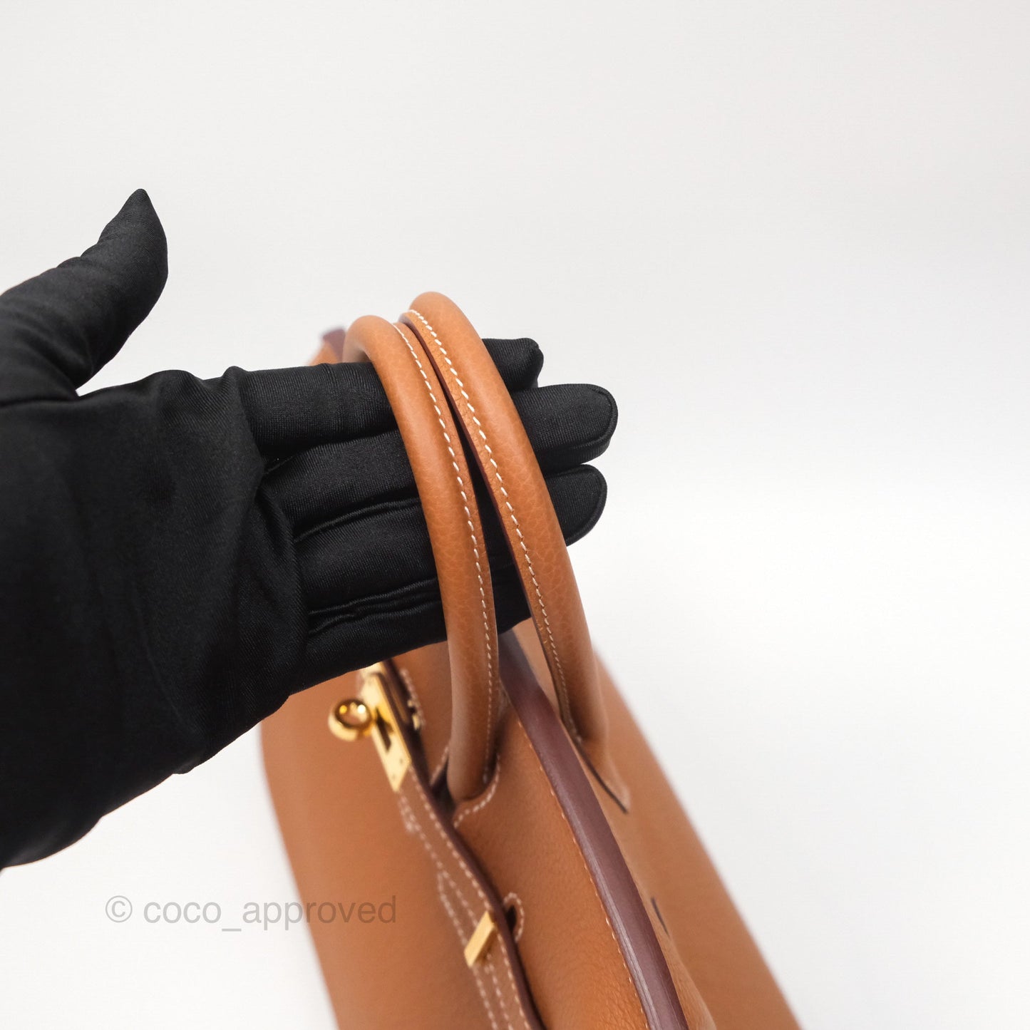 Hermes Retourne Birkin 25 Gold 37 Togo Gold Hardware