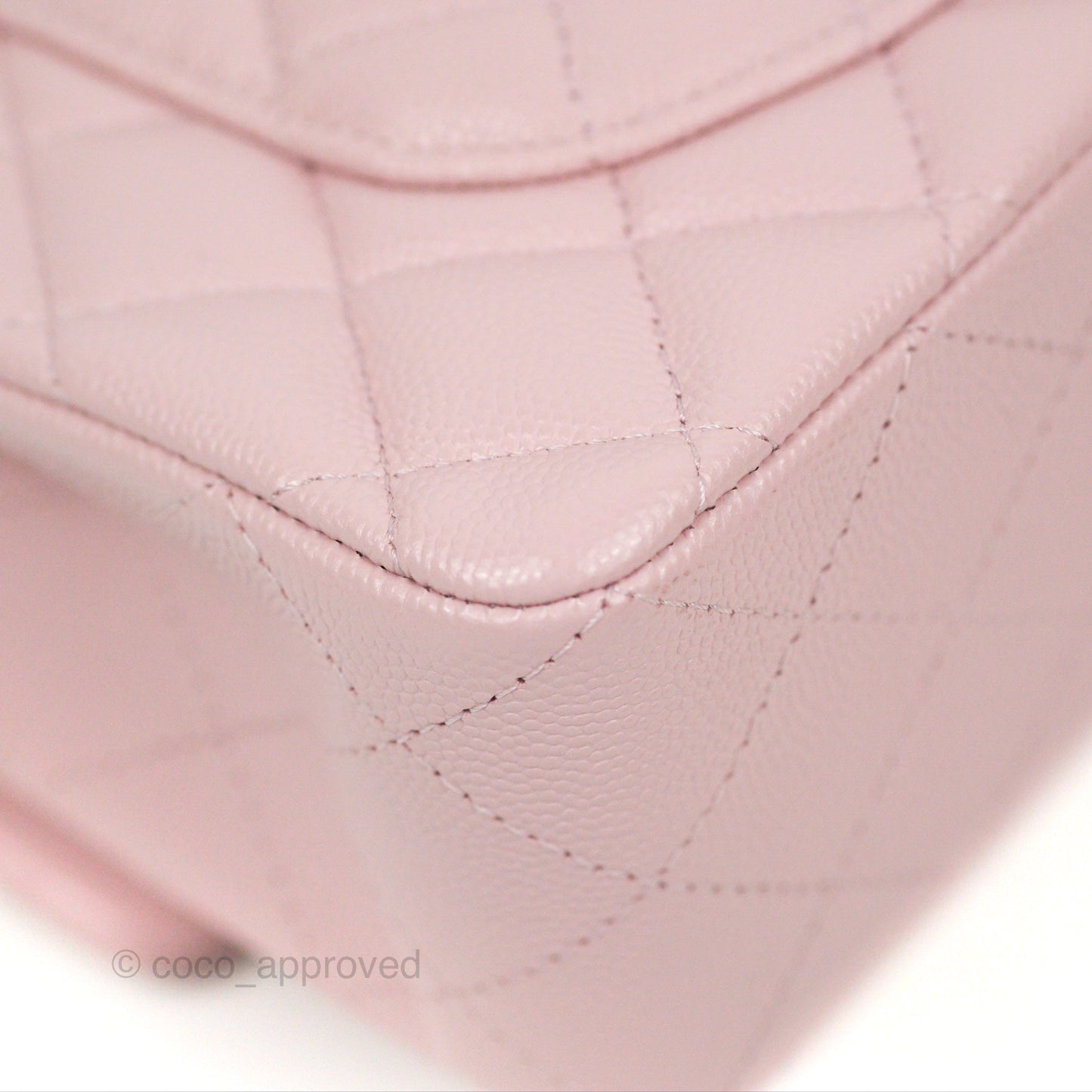 Chanel Small Classic Quilted Flap Pink Caviar Gold Hardware 21S